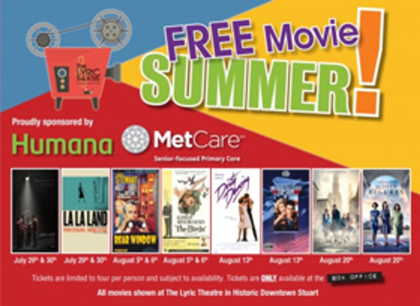 JERSEY BOYS, LA LA LAND, DIRTY DANCING and More Set for Free Movie Summer Lineup at The Lyric  Image