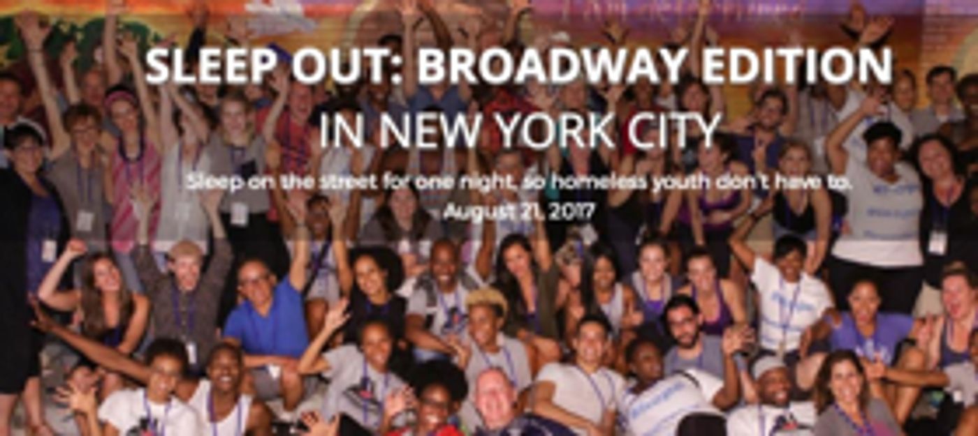 Stephanie J. Block, Darius de Haas and More Rally Broadway Community for 2017 Covenant House 'Sleep Out' Image