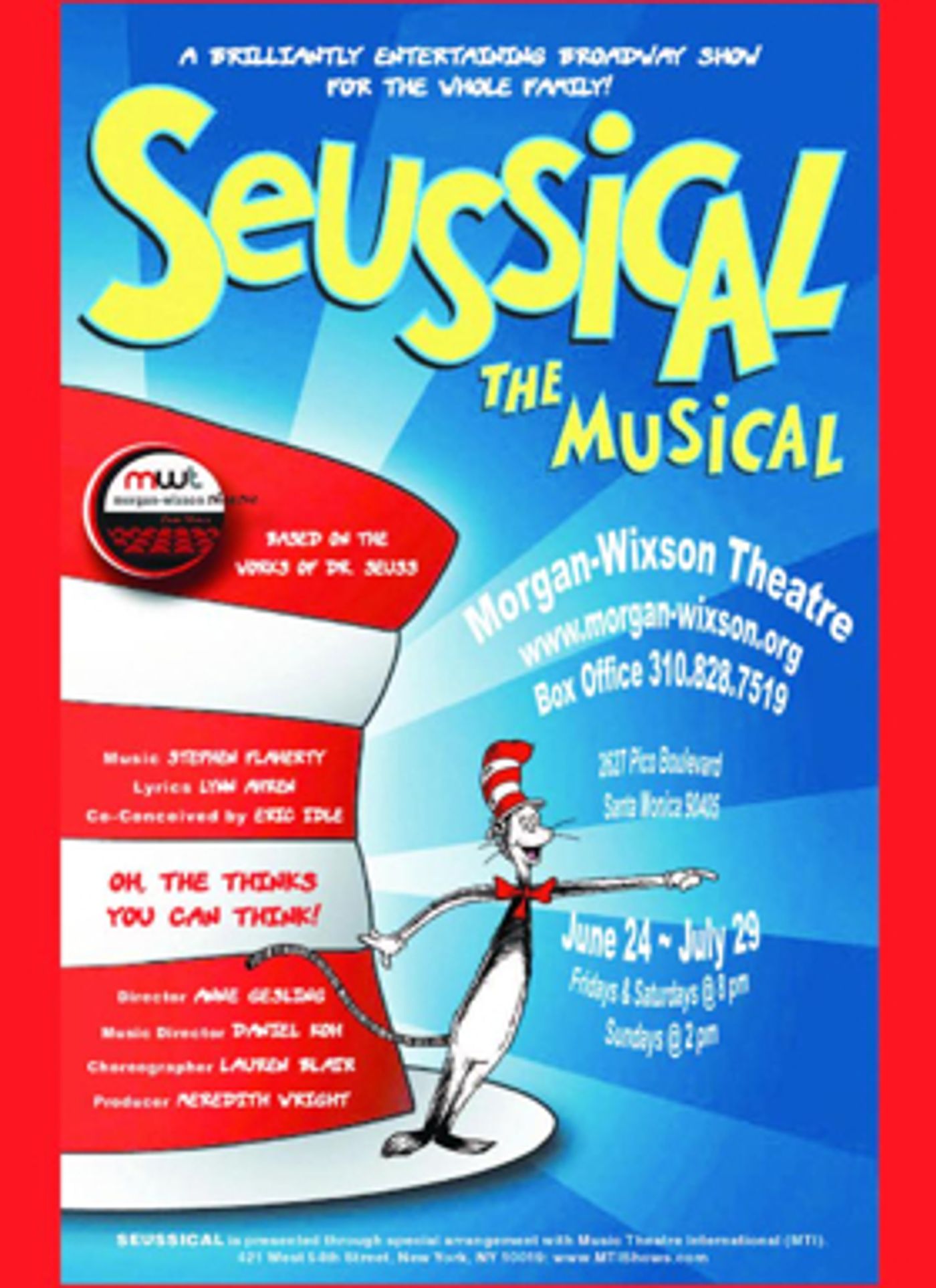 Review: Spectacular SEUSSICAL Takes Audiences on Flights of Fancy at the Morgan-Wixson Theatre!  Image