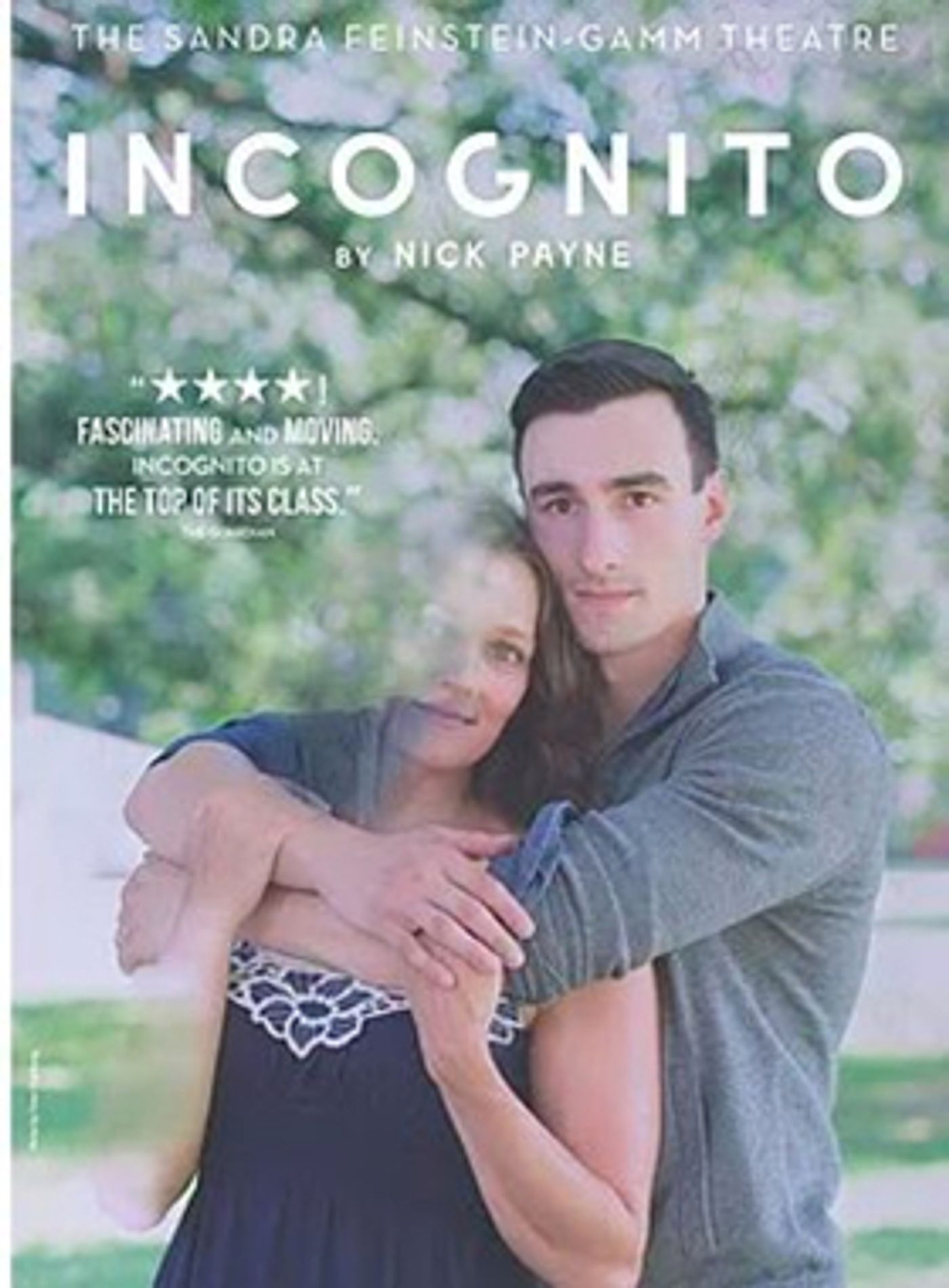 The Gamm to Stage the New England Premiere of INCOGNITO  Image