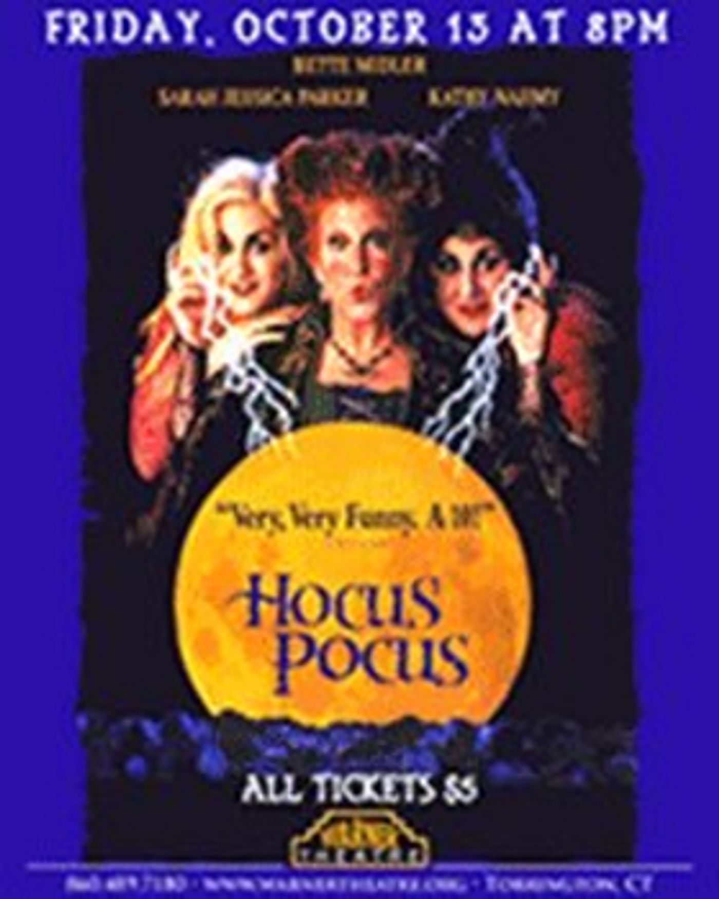 Warner Theatre to Show HOCUS POCUS this Halloween Season  Image