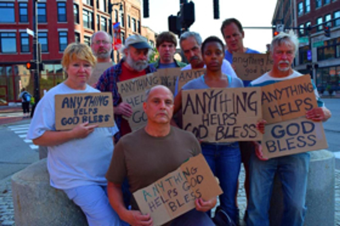 ANYTHING HELPS GOD BLESS Opens Friday at Snow Lion Rep Image
