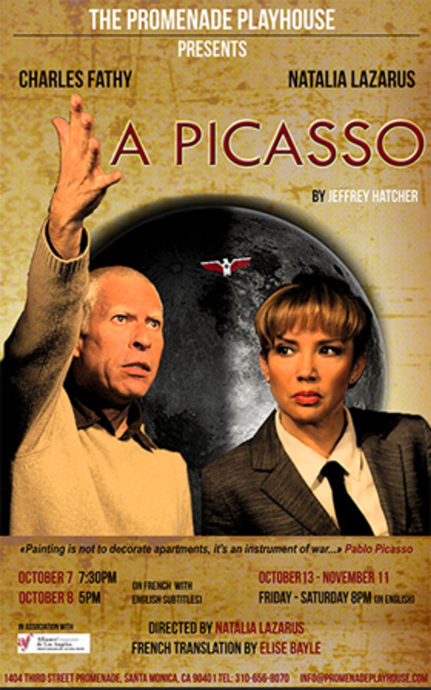 A PICASSO Returns to LA at Promenade Playhouse  Image
