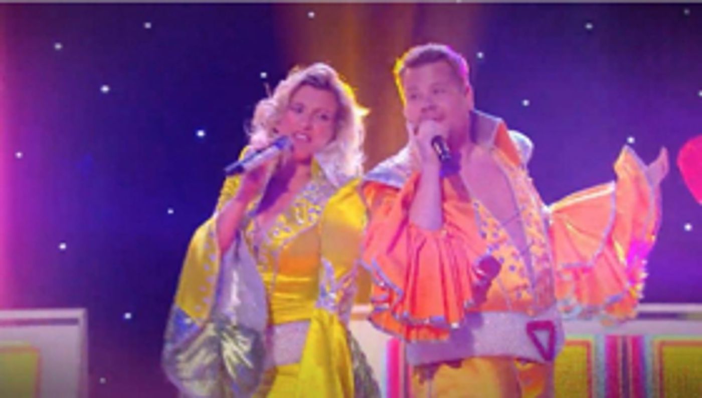 Watch James Corden Channel His Inner ABBA to Perform 'Waterloo'!  Image
