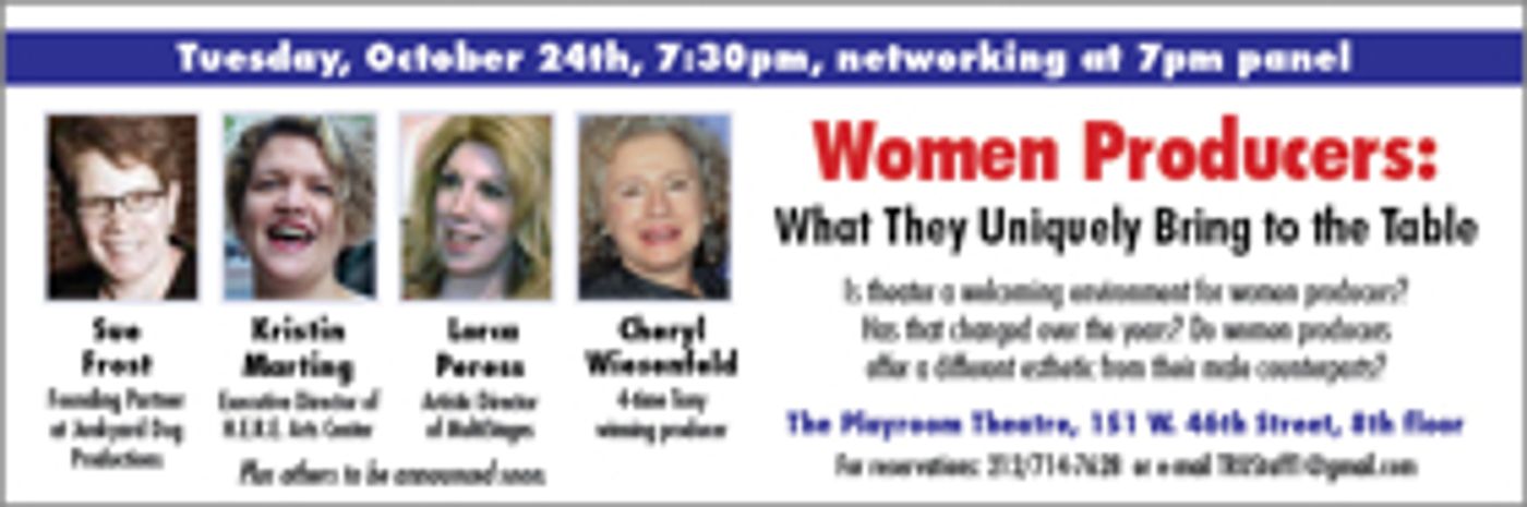 TRU Announces October Panel Featuring Women Producers: What They Uniquely Bring to the Table  Image