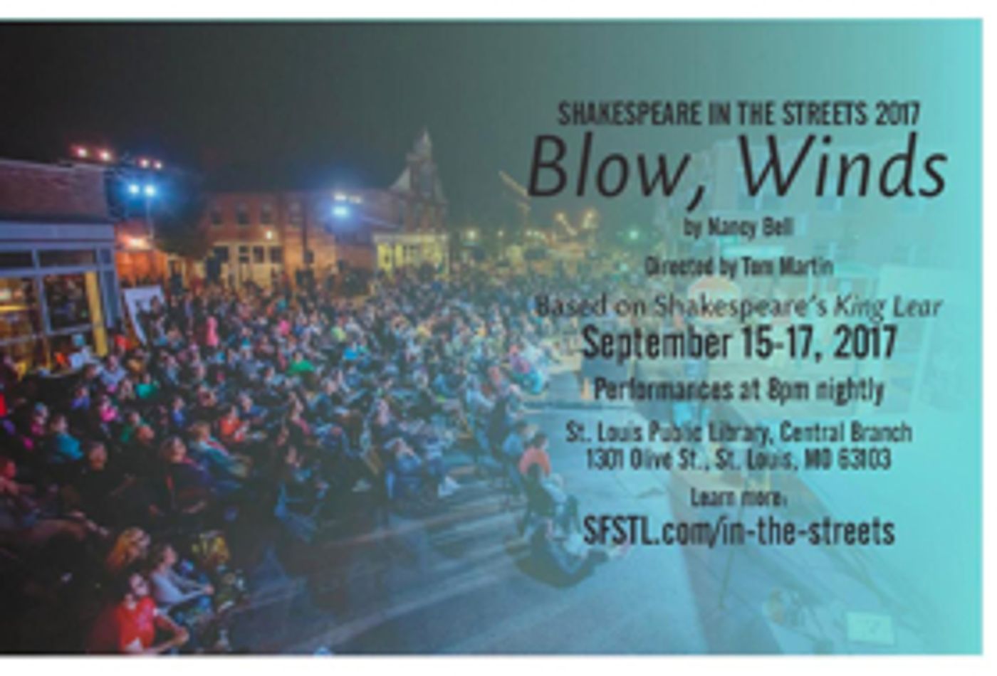 Joneal Joplin to Lead Shakespeare in the Streets' BLOW, WINDS; Cast Announced  Image