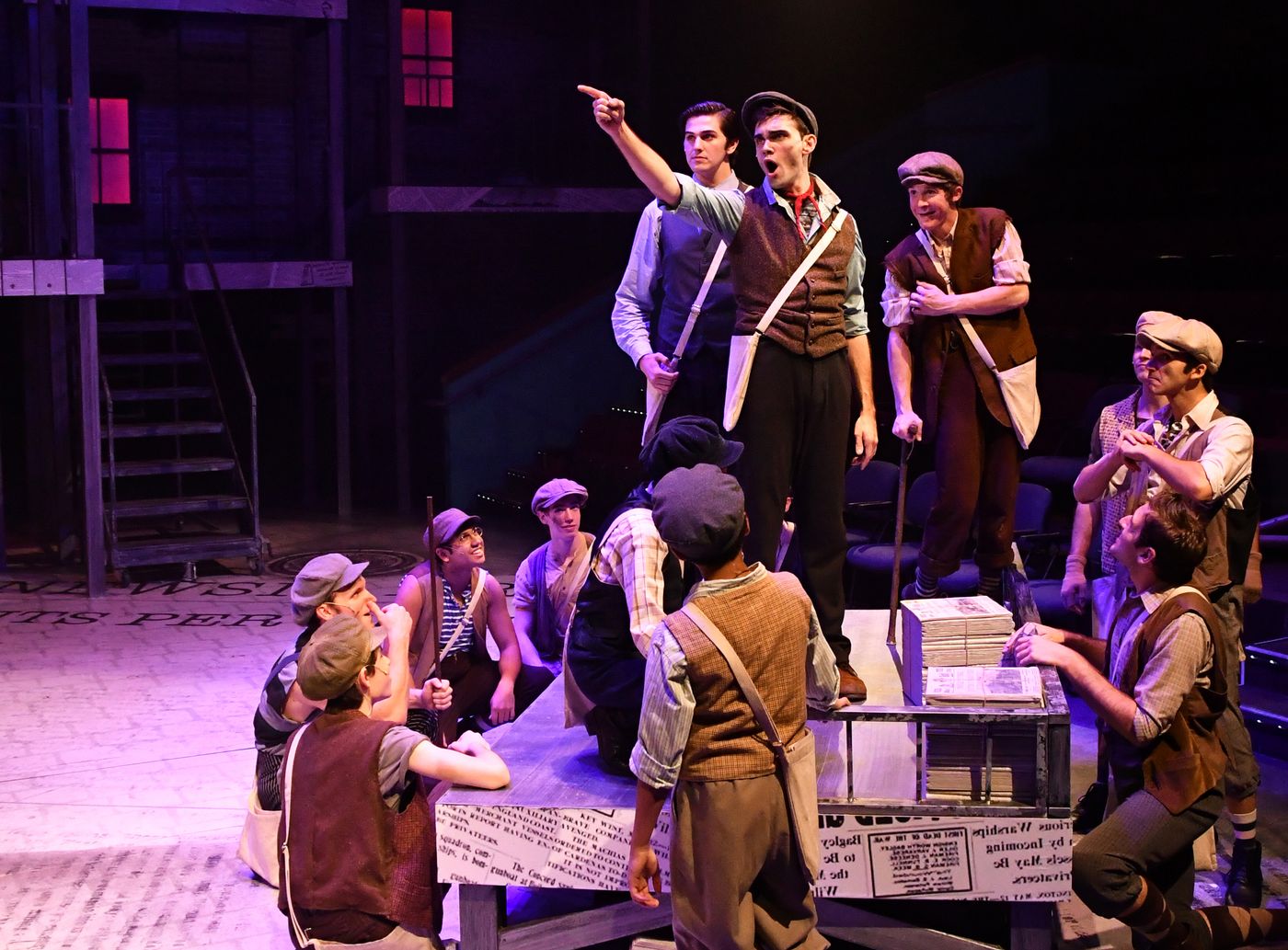 Review: Seizing the Day with DISNEY'S NEWSIES THE MUSICAL at Orlando Repertory Theatre  Image