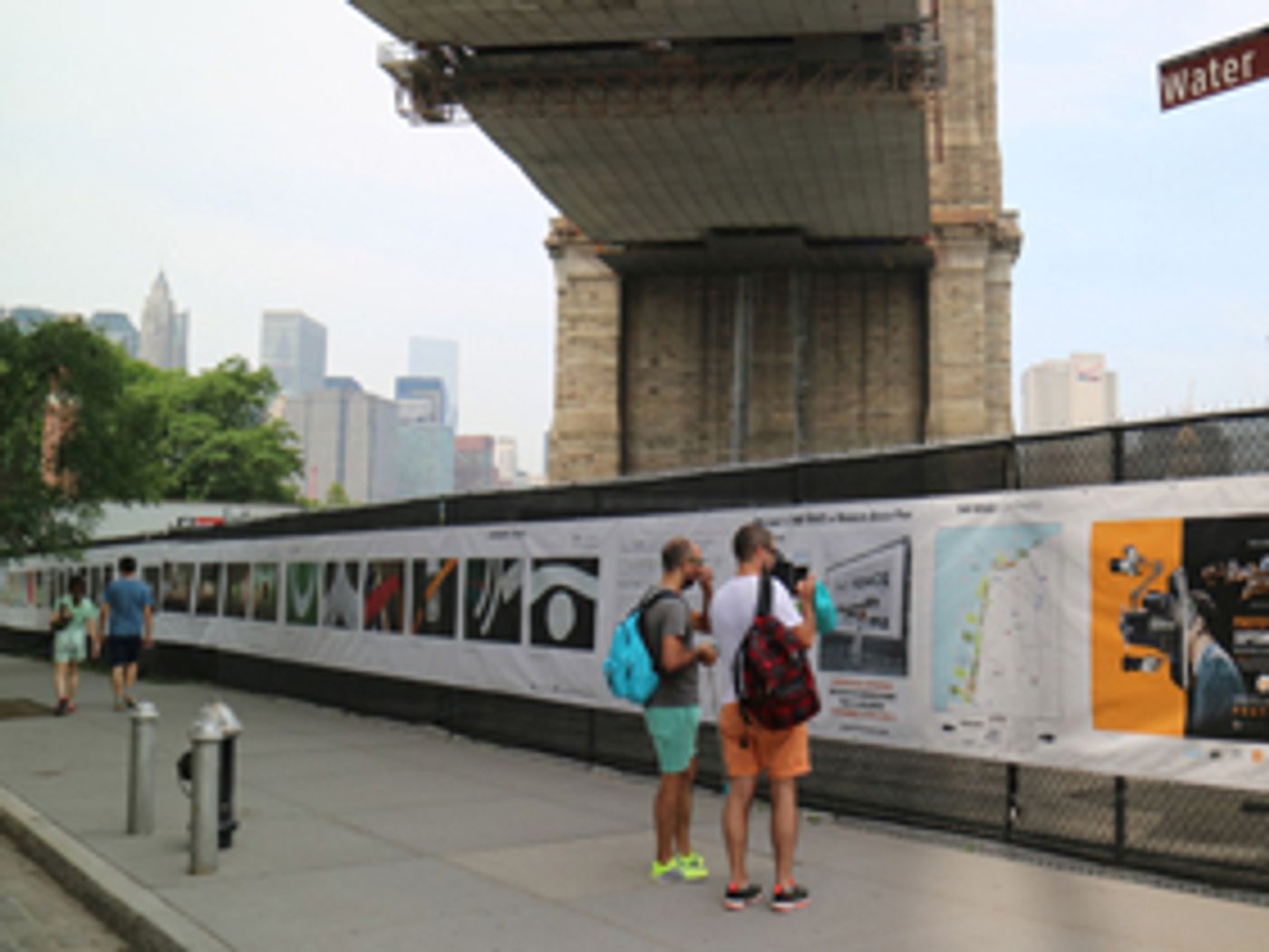 United Photo Industries Brings THE FENCE Back to Brooklyn Bridge Park  Image