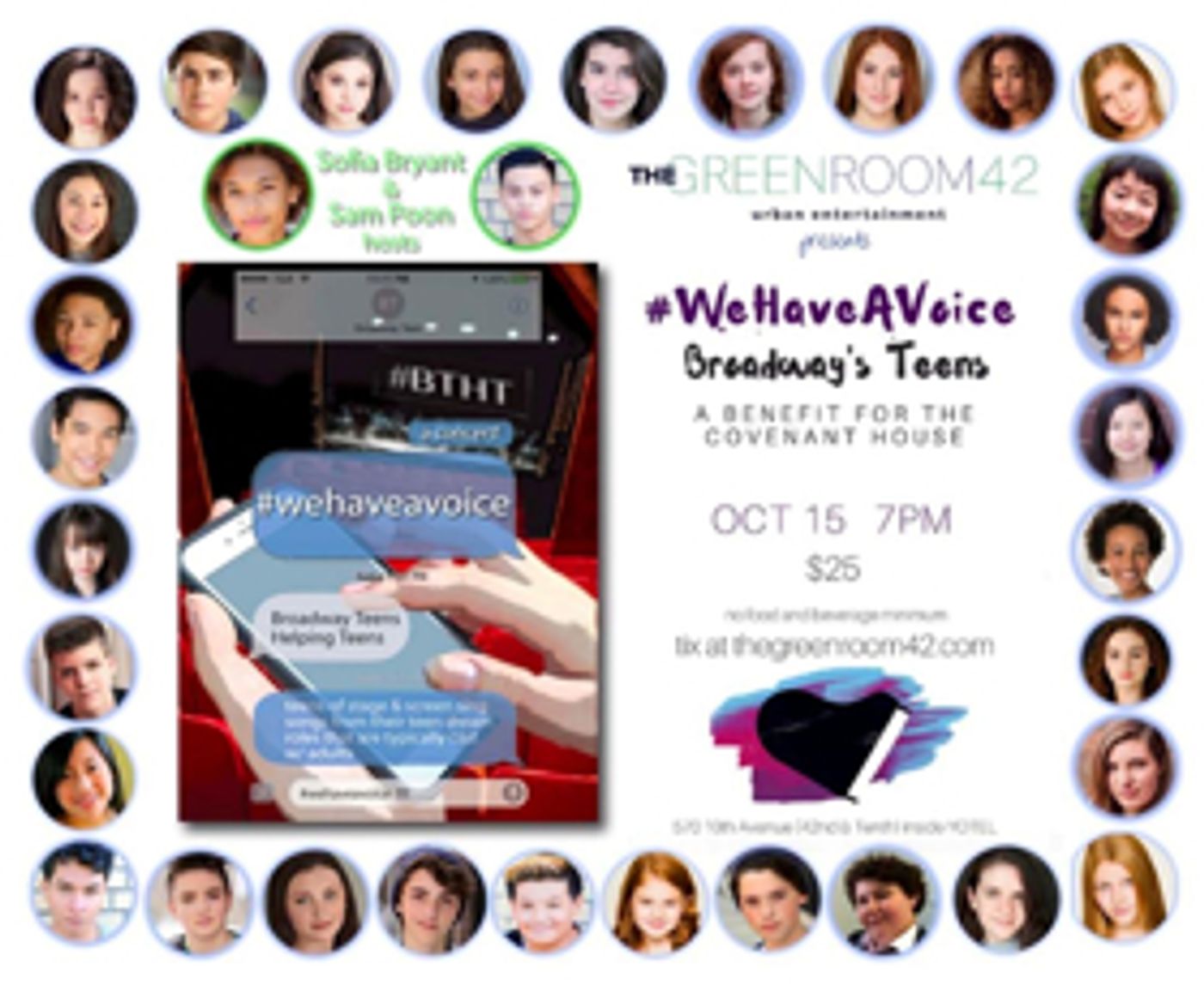 Teens from Broadway and The West End Sign On for #WeHaveAVoice: Broadway's Teens  Image