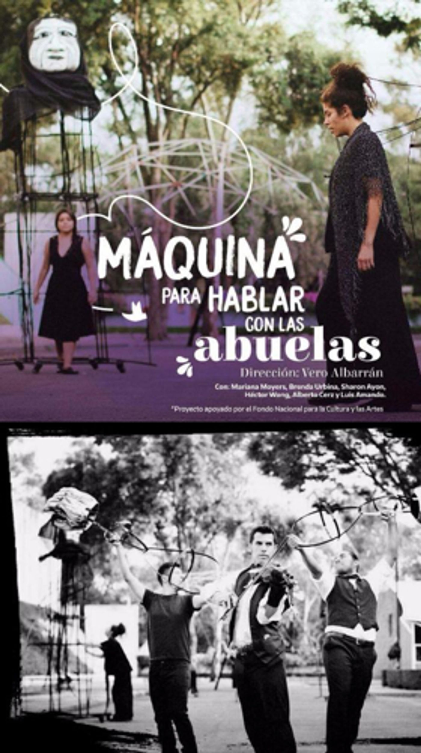MÁQUINA PARA HABLAR CON LAS ABUELAS Teatro de Calle en CENART Image