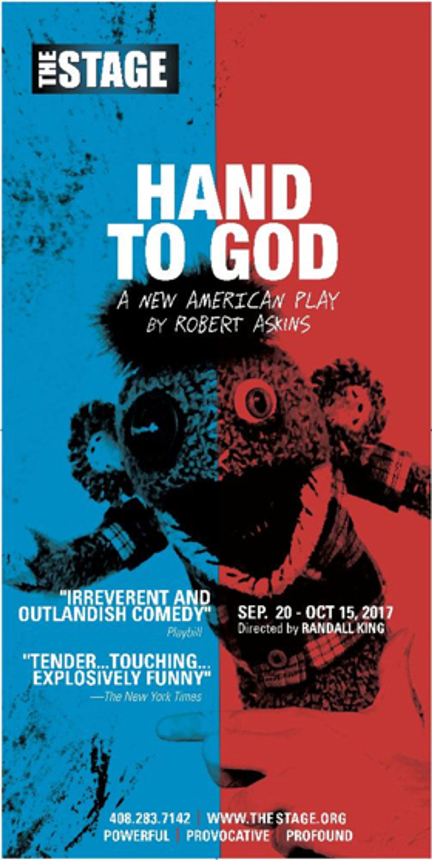 HAND TO GOD Approaches Opening at San Jose Stage Company  Image