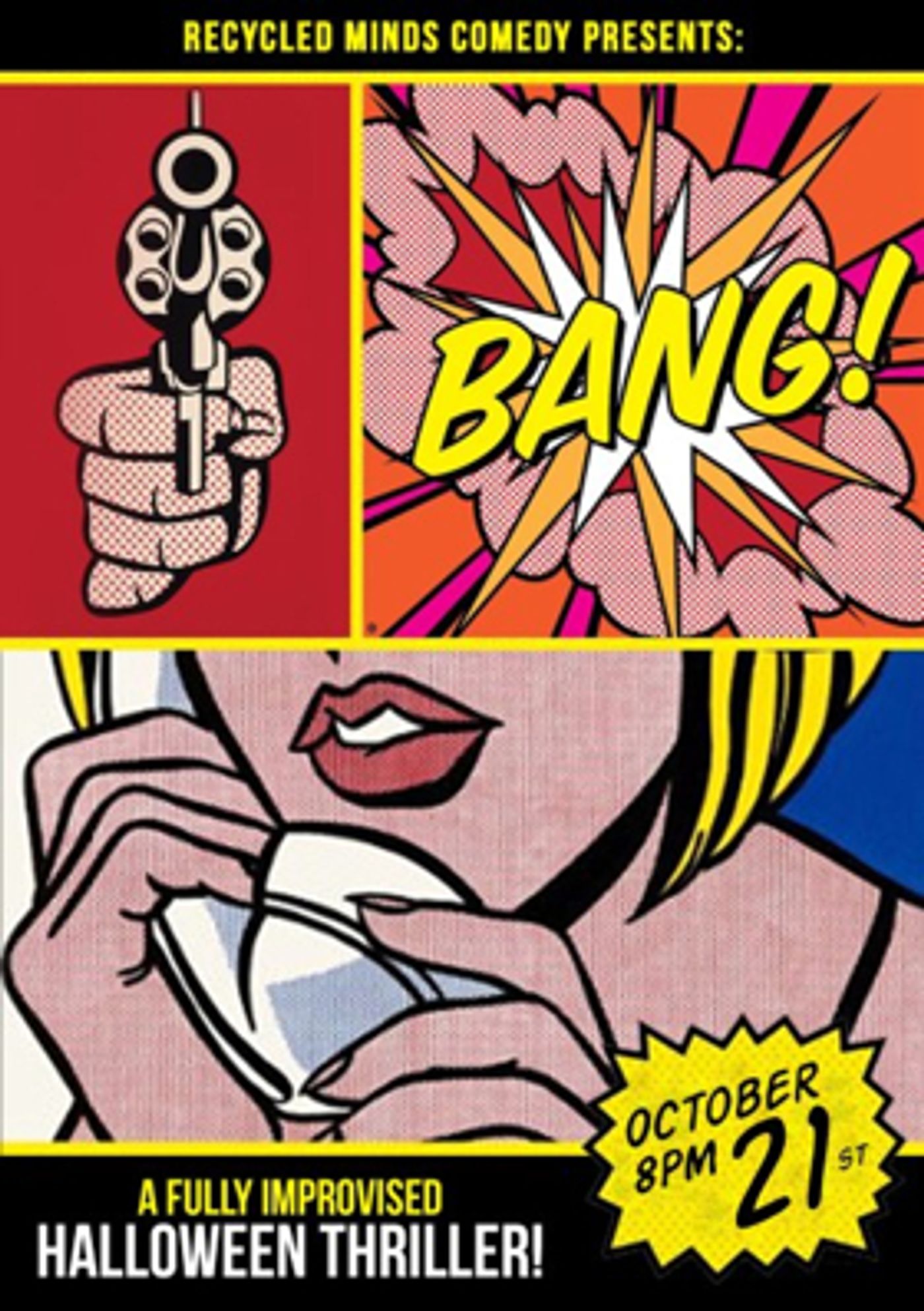 Recycled Minds Comedy Presents Full Improvised 'Halloween Thriller'  Image