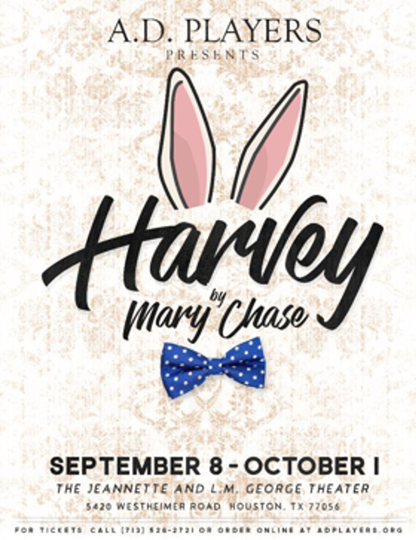 HARVEY to Launch New Season at A.D. Players  Image