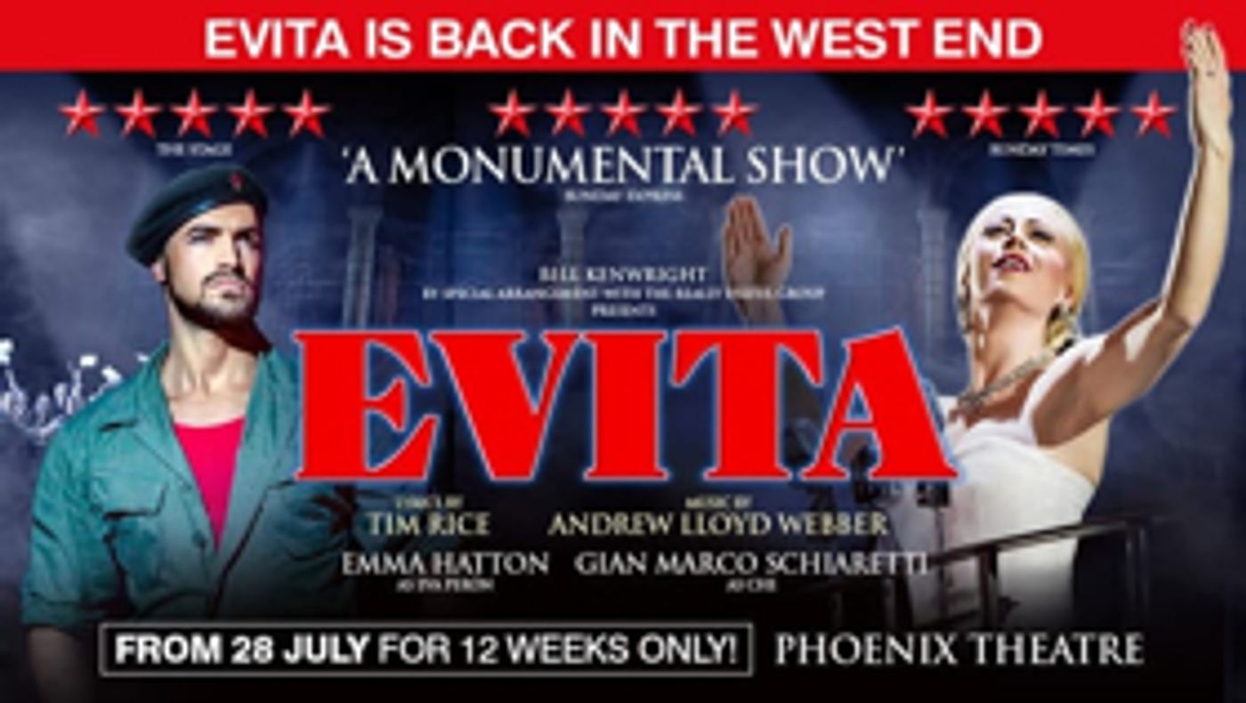 Flash Sale: Great Deals On Tickets For EVITA In The West End  Image