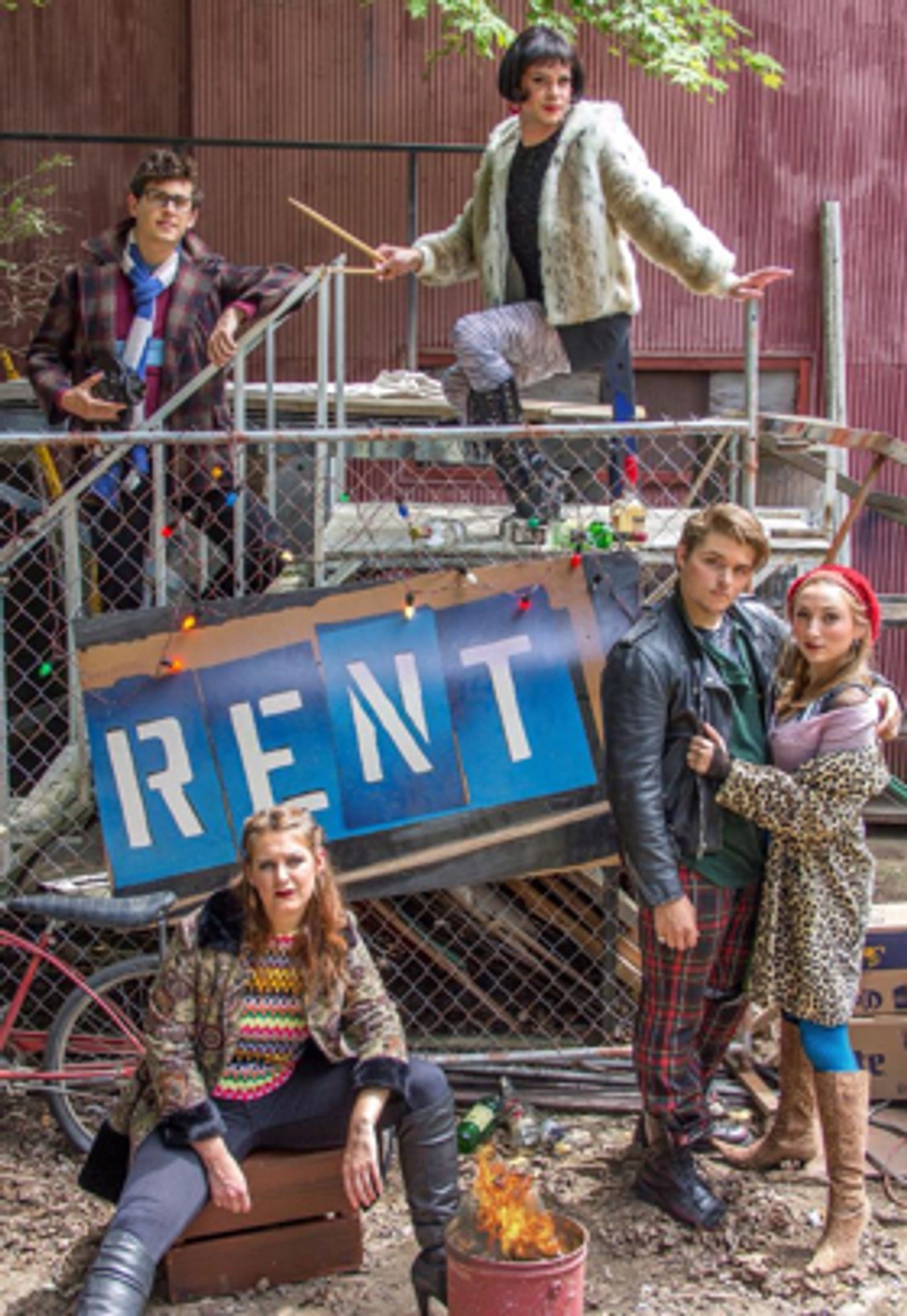 RENT Preps for Opening at Barn Theatre Co  Image