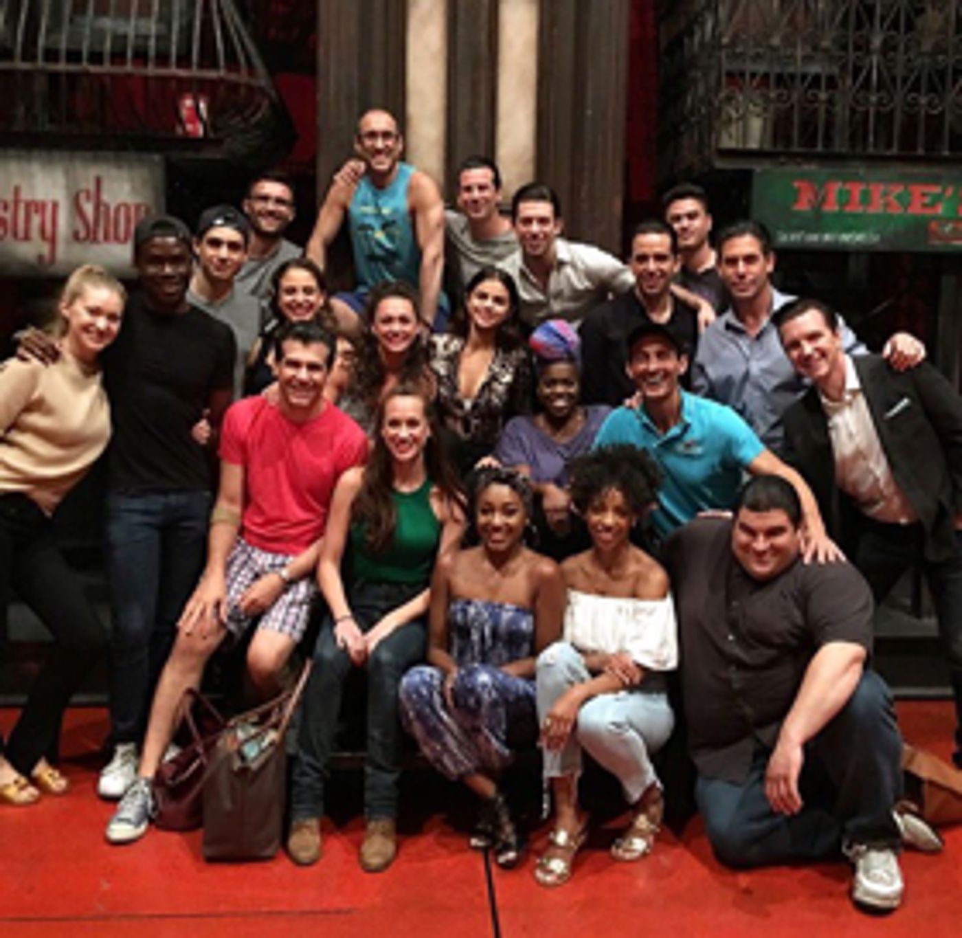 Pop Star Selena Gomez Visits A BRONX TALE on Broadway  Image