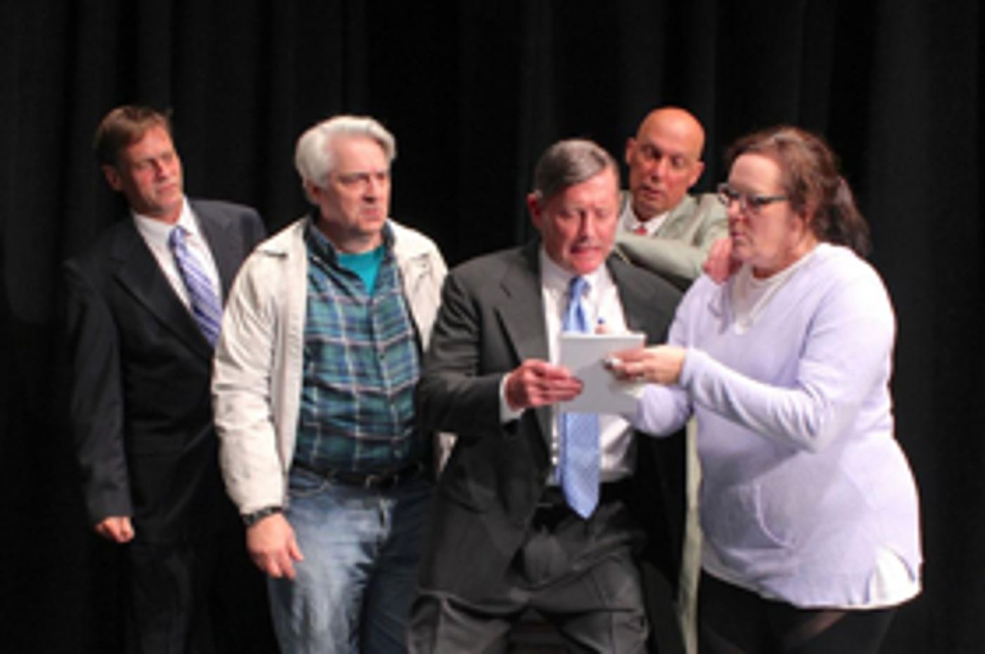 Eastbound Theatre Presents David Mamet's NOVEMBER  Image