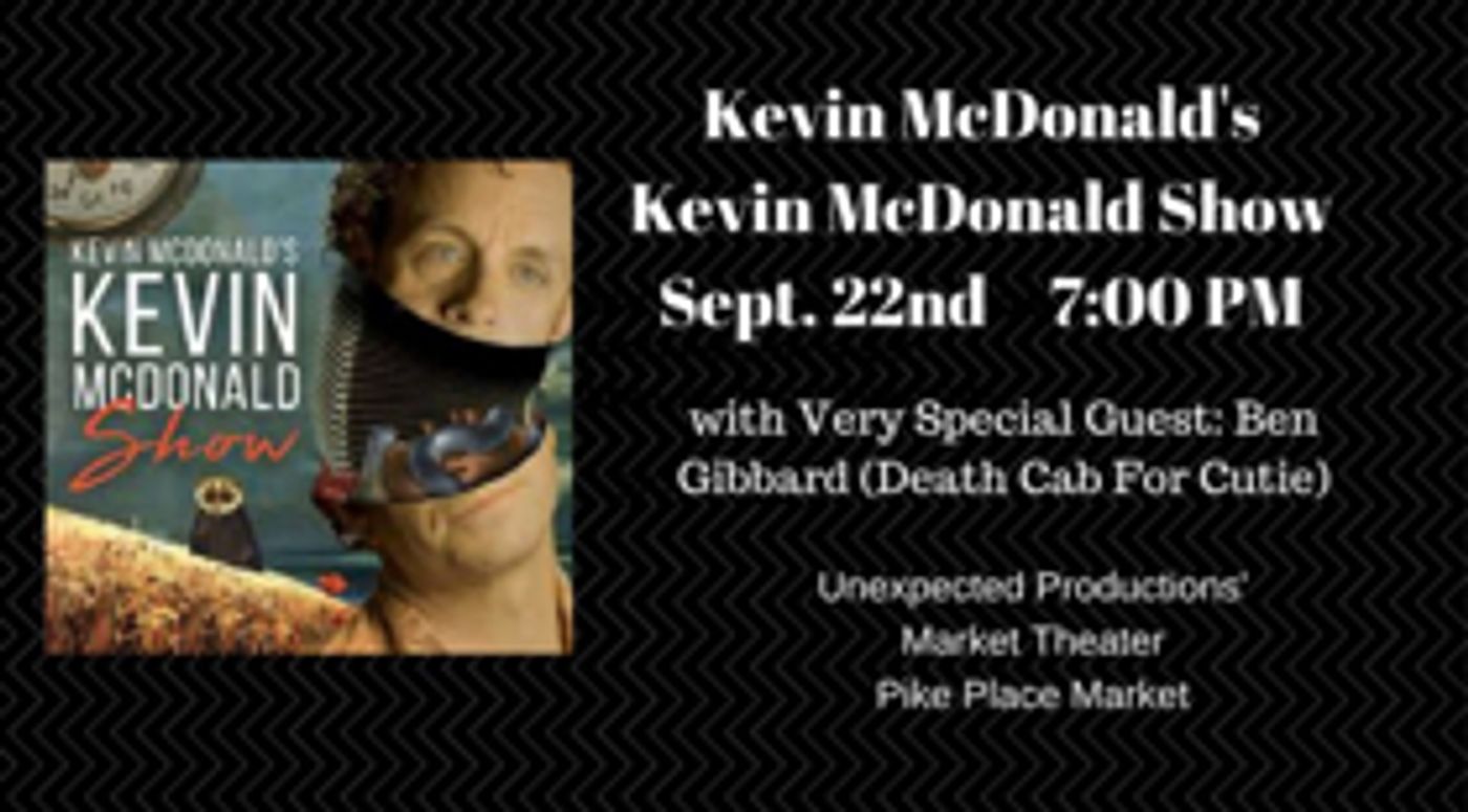 Ben Gibbard to Guest on Live Recording of Kevin McDonald's Podcast for Unexpected Productions Image