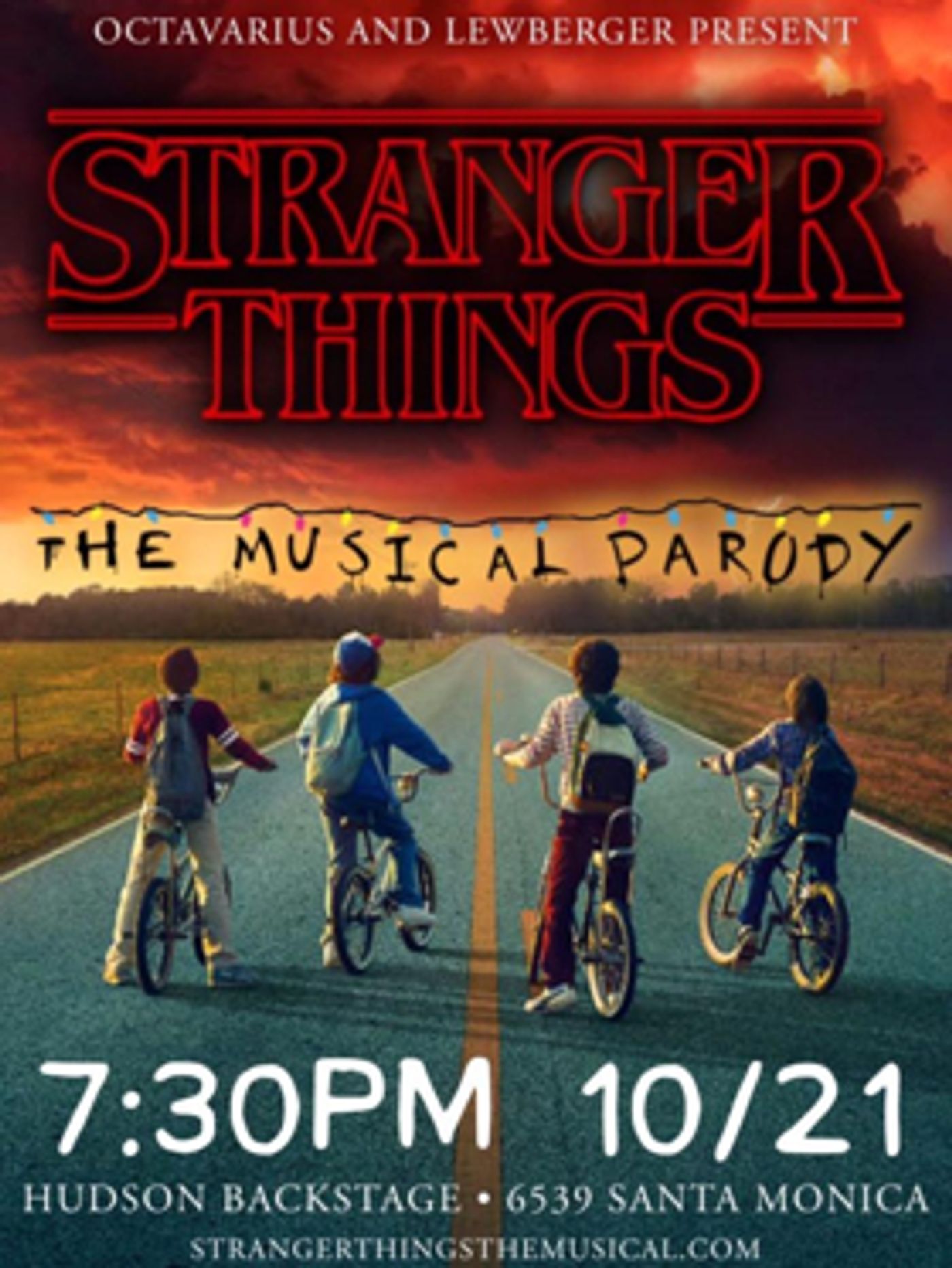 STRANGER THINGS - THE MUSICAL PARODY Coming to the Hudson This October Image