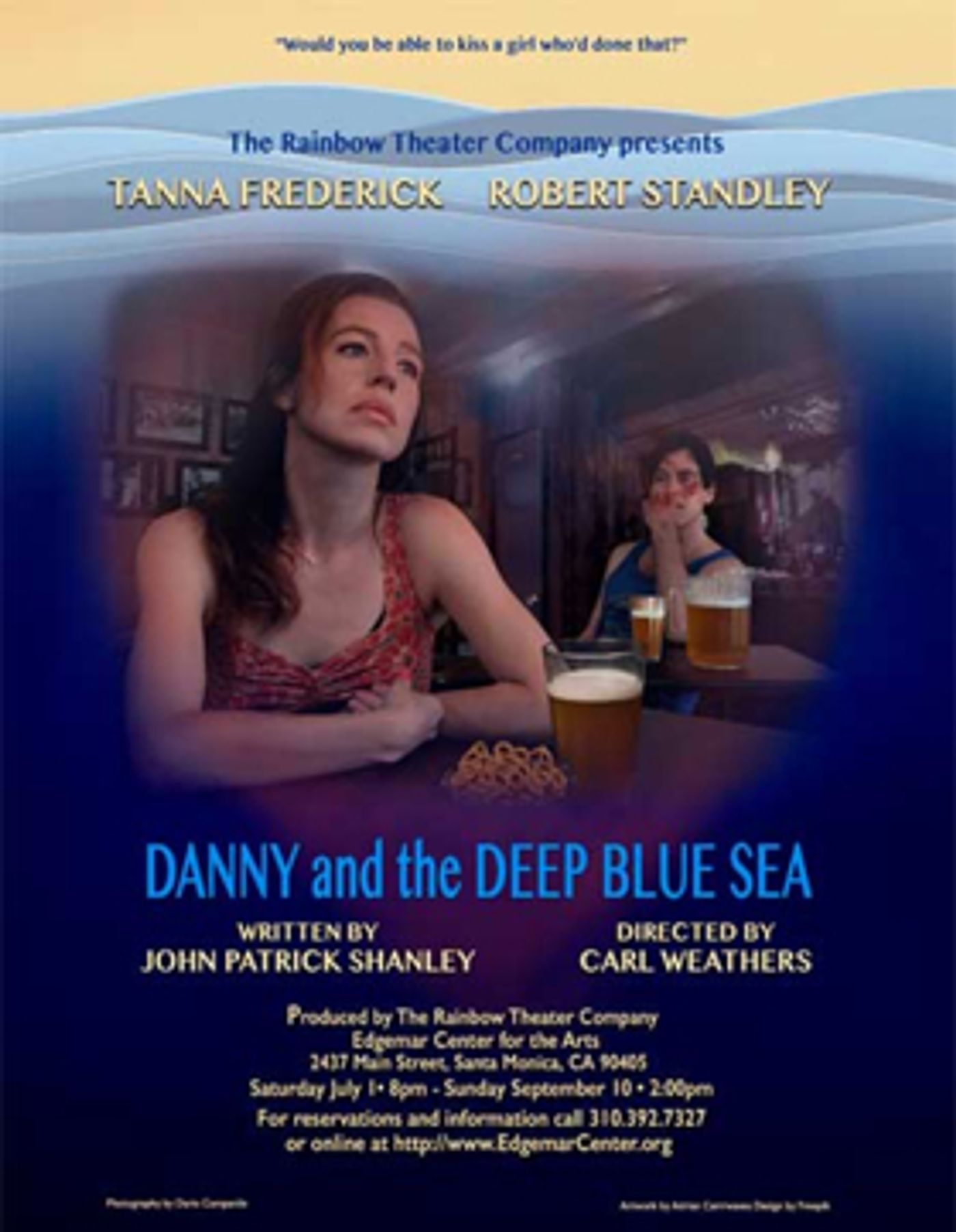 Review: Tour-de-Force Performances Highlight DANNY AND THE DEEP BLUE SEA at Edgemar Center for the Arts  Image