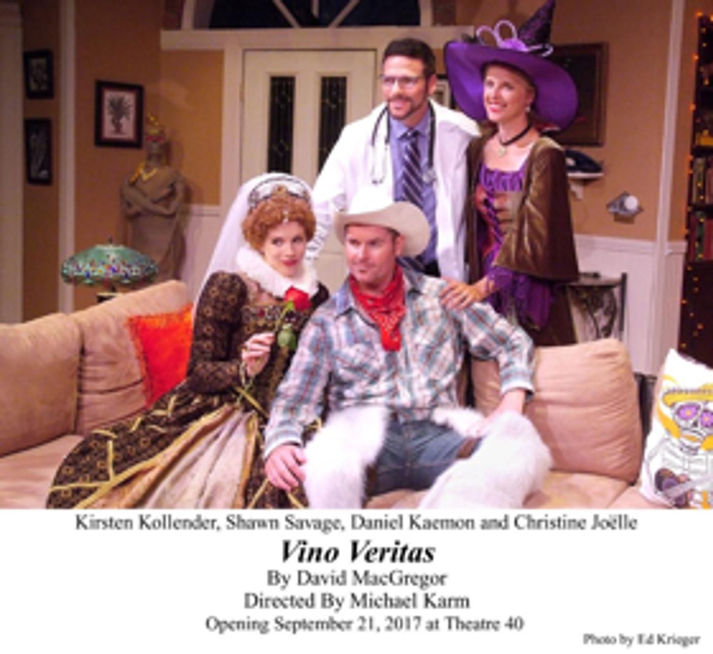 Review: The West Coast Premiere of VINO VERITAS Arrives at Theatre 40 Just in Time for Halloween  Image