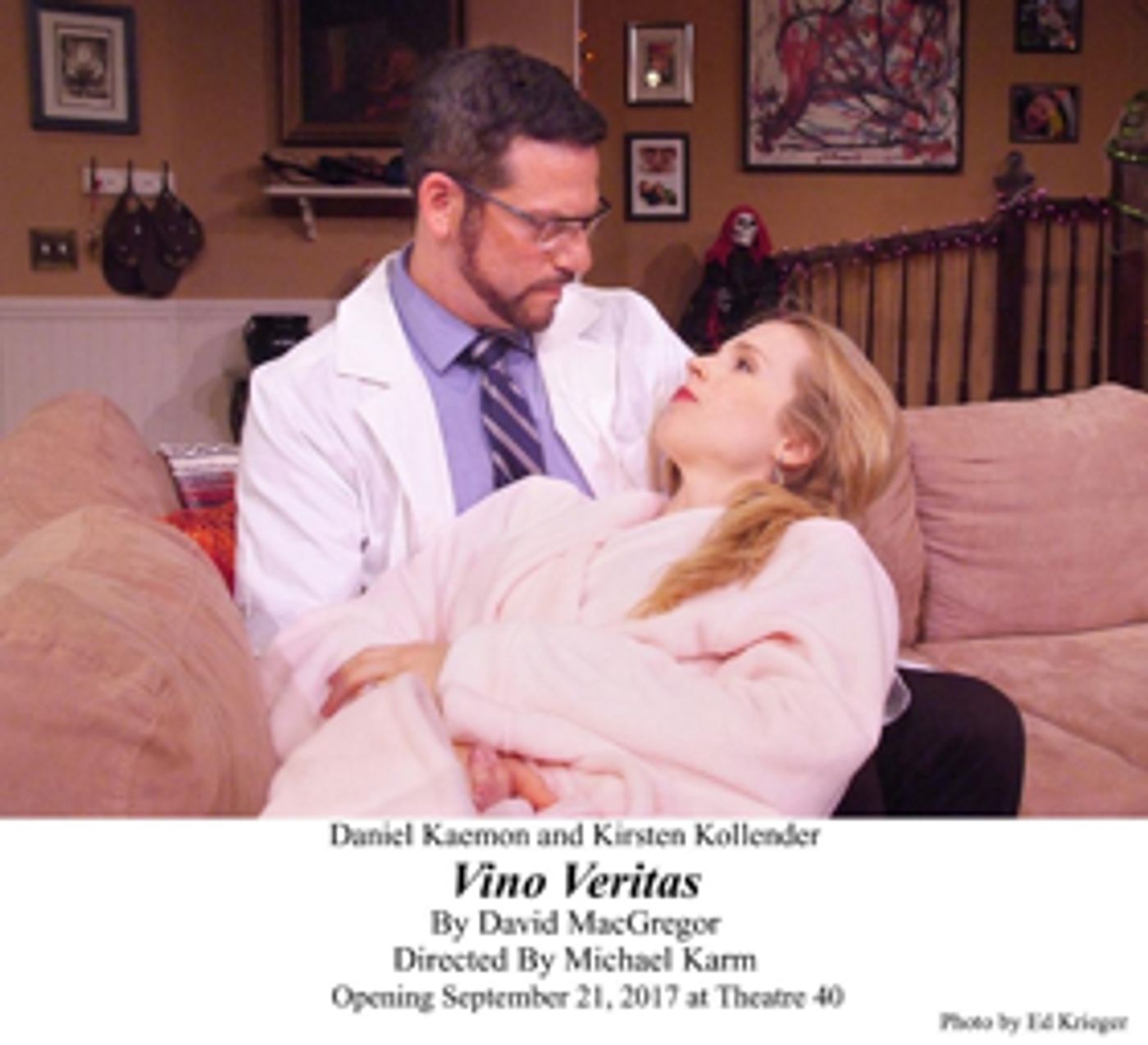 Review: The West Coast Premiere of VINO VERITAS Arrives at Theatre 40 Just in Time for Halloween  Image