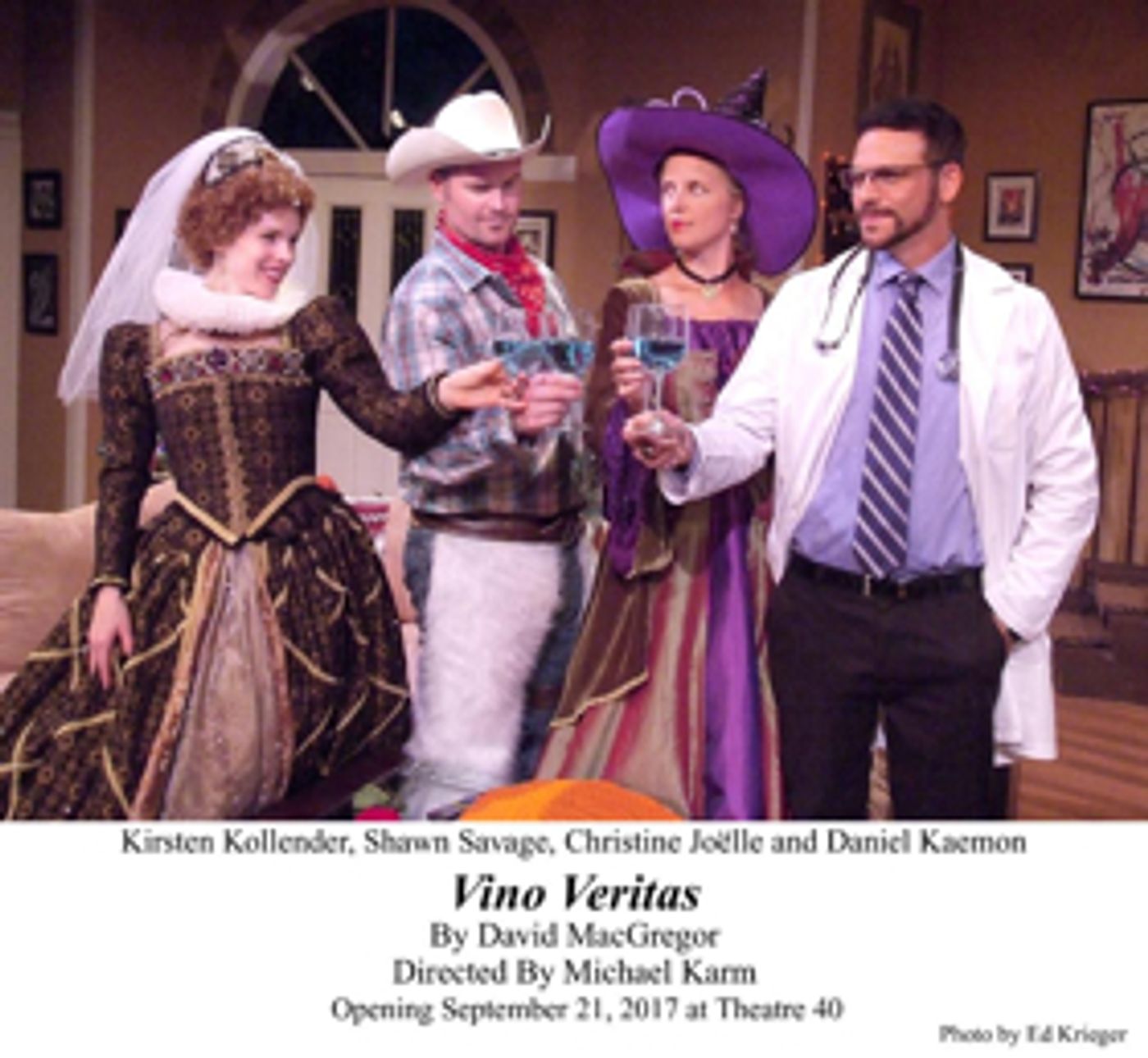 Review: The West Coast Premiere of VINO VERITAS Arrives at Theatre 40 Just in Time for Halloween  Image