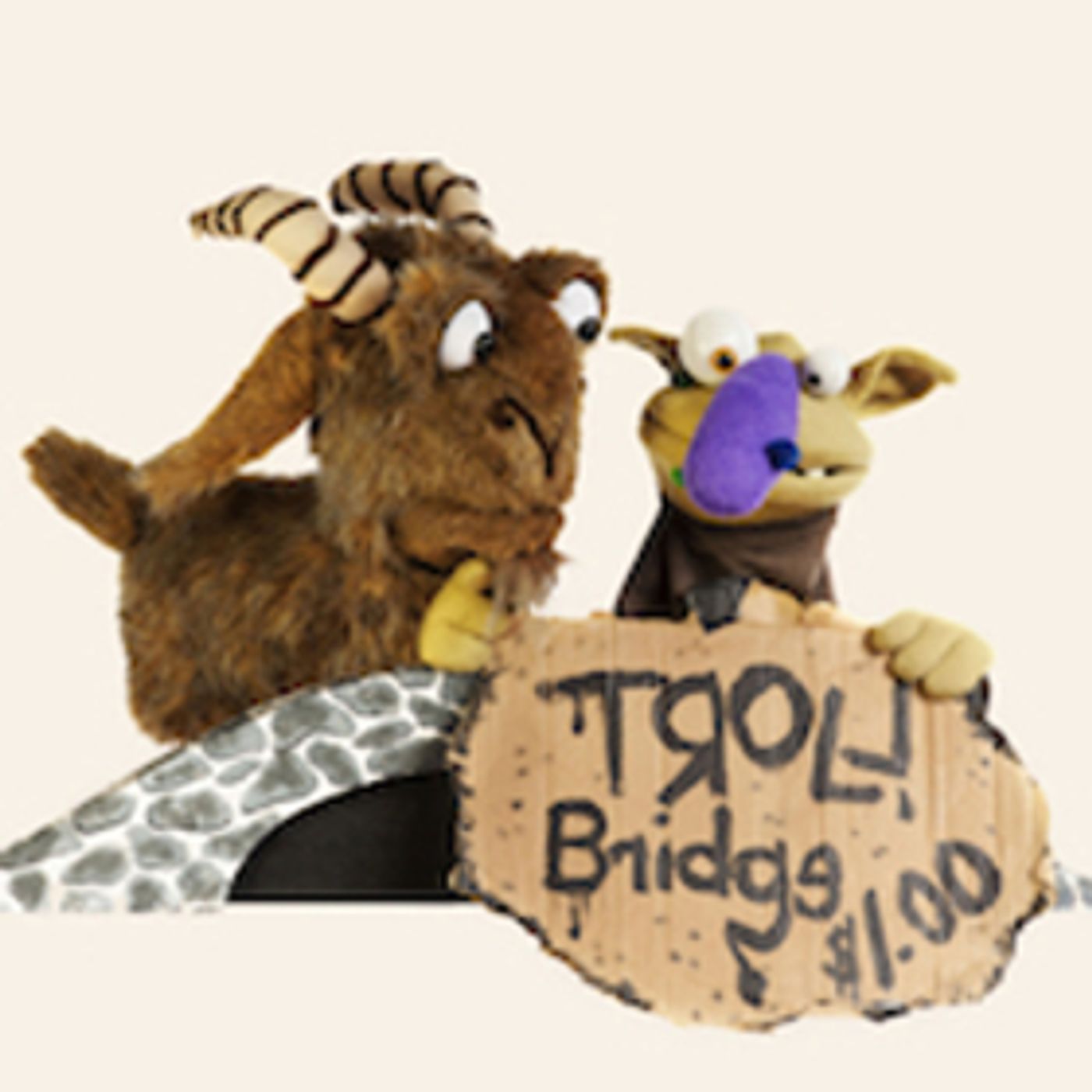 Billy Goats Gruff & Other Stuff Crosses the Bridge to the Center for Puppetry Arts Image