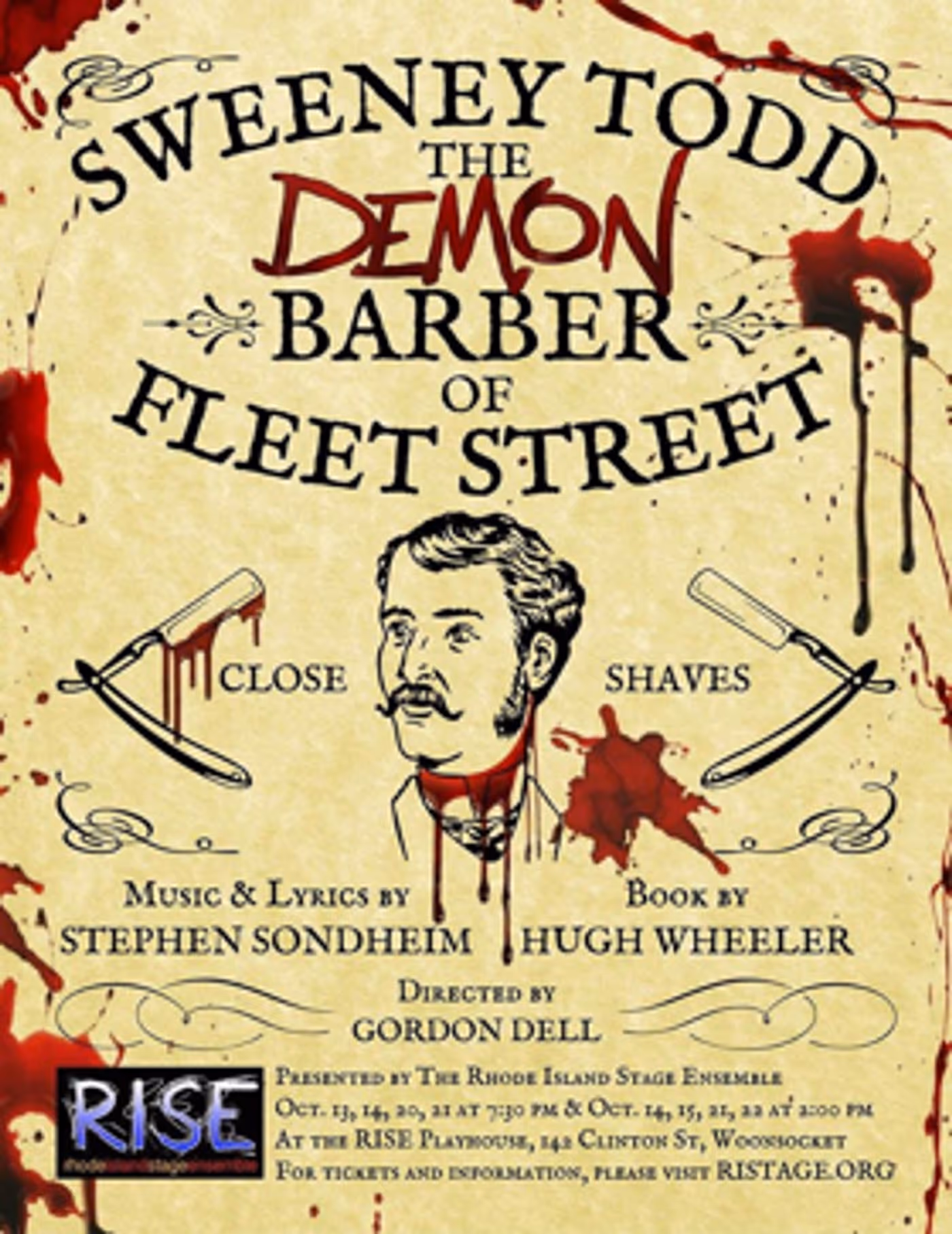 The RISE Playhouse Presents SWEENEY TODD: THE DEMON BARBER OF FLEET STREET  Image