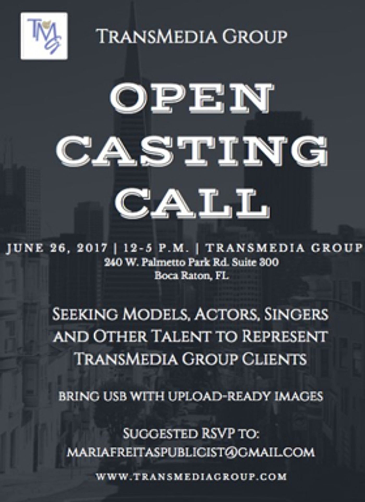 TransMedia Group to Hold Open Castings  Image