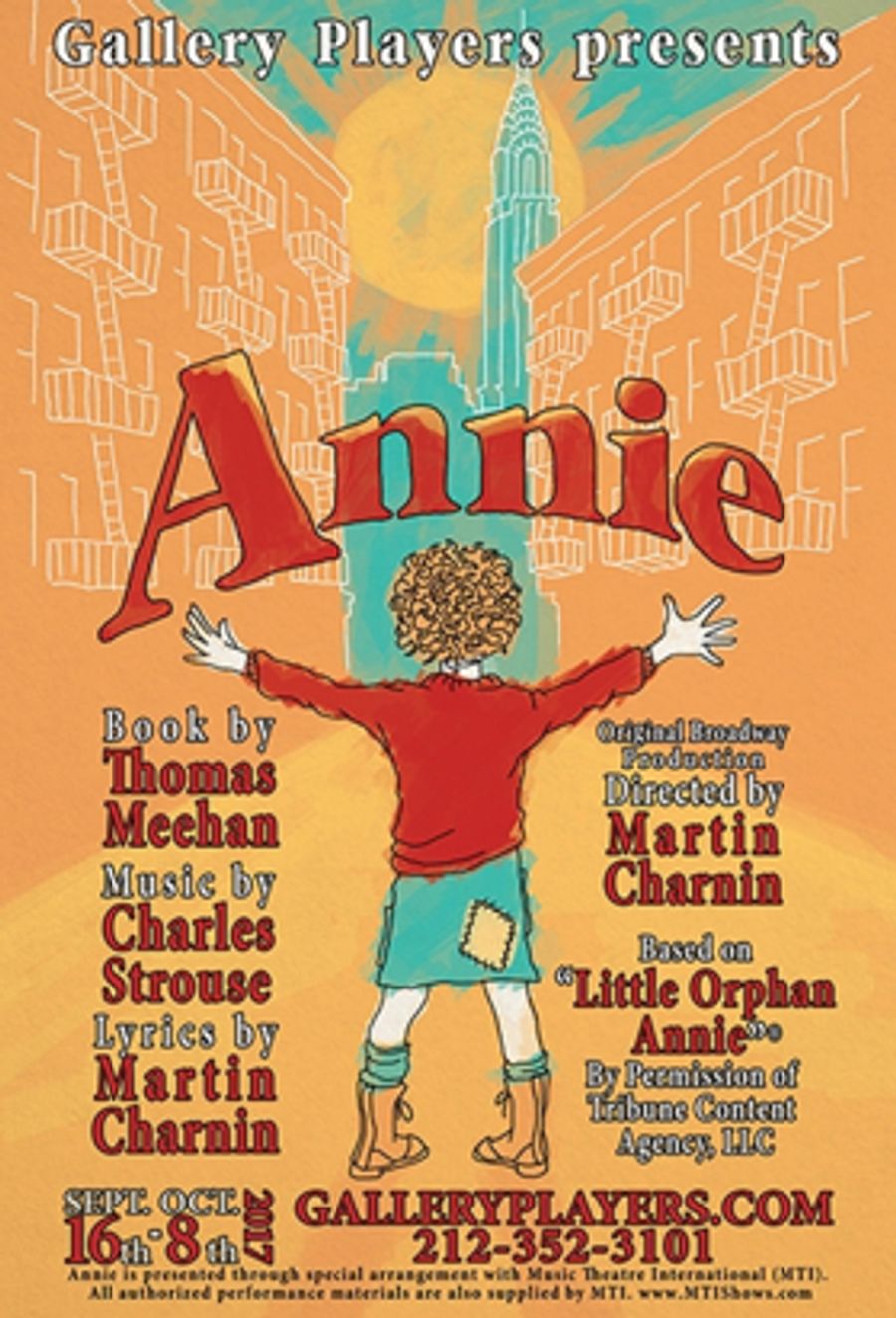 Gallery Players to Open 51st Season with ANNIE in Brooklyn  Image