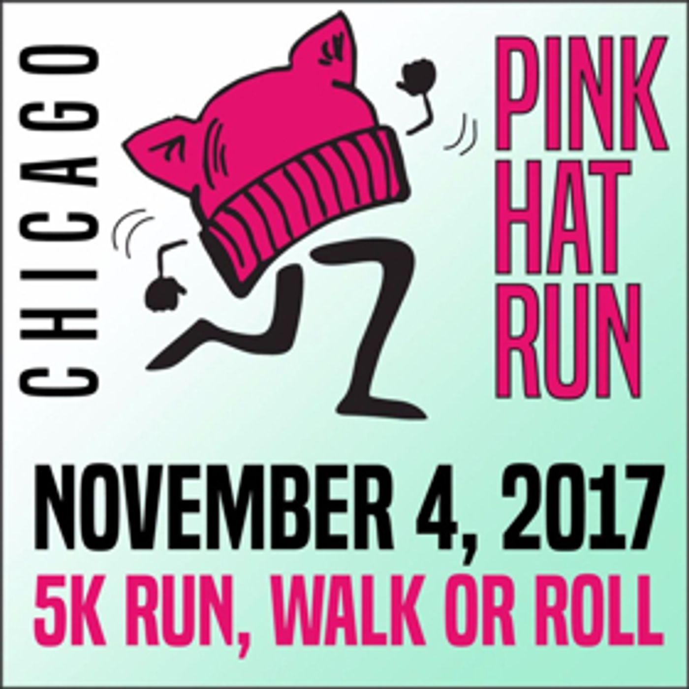 Chicago's First Annual PINK HAT RUN to Benefit Women's Groups, Today Image