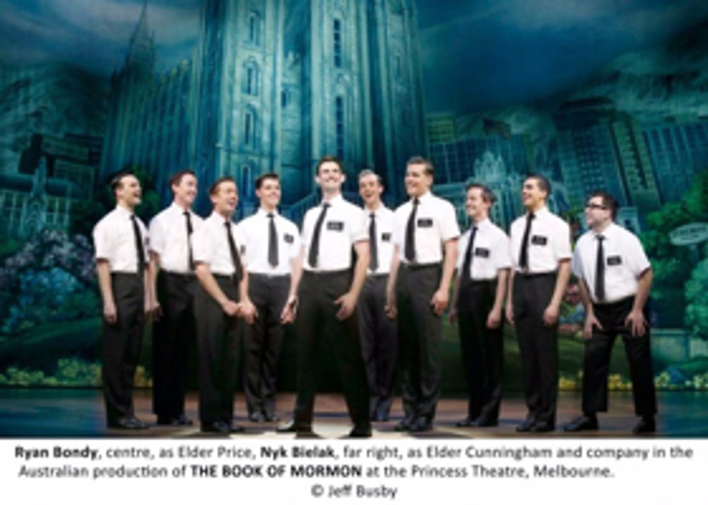 THE BOOK OF MORMON Will Say Hello to Sydney  Image