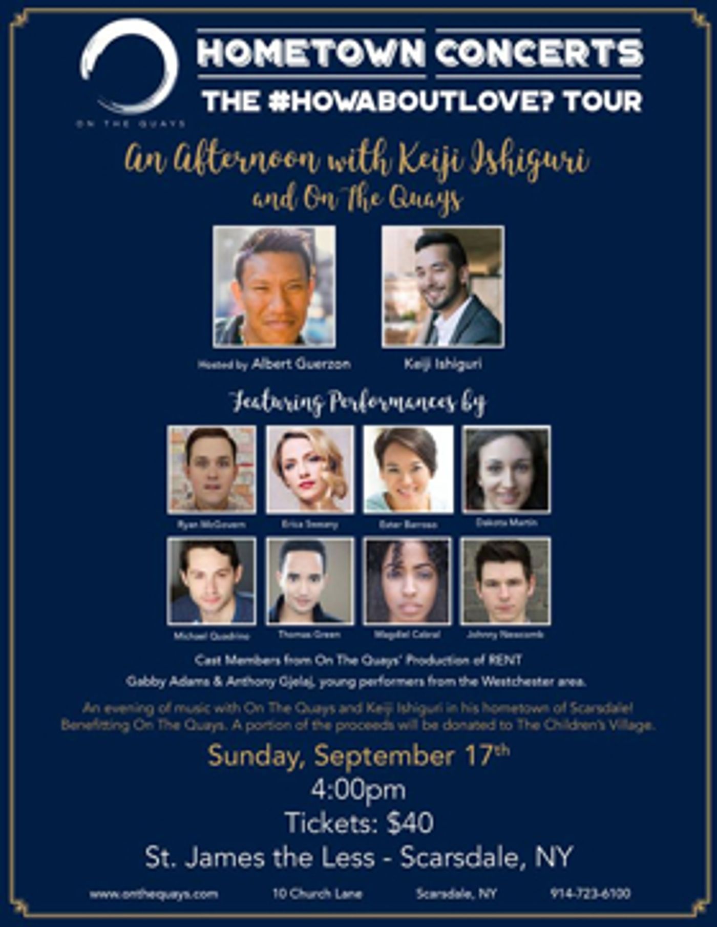 Keiji Ishiguri and On The Quays Kick Off Hometown Benefit Concert Series 'The How About Love Tour'  Image