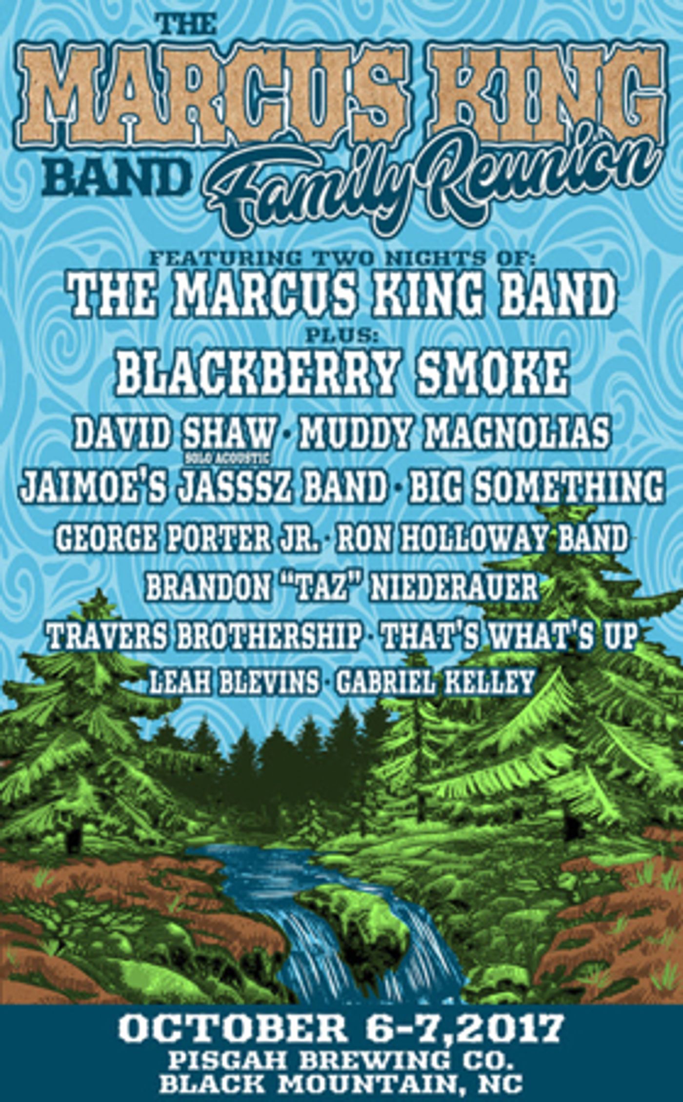 The Marcus King Band Announces Inaugural Music Festival Lineup in Black Mountain, NC  Image