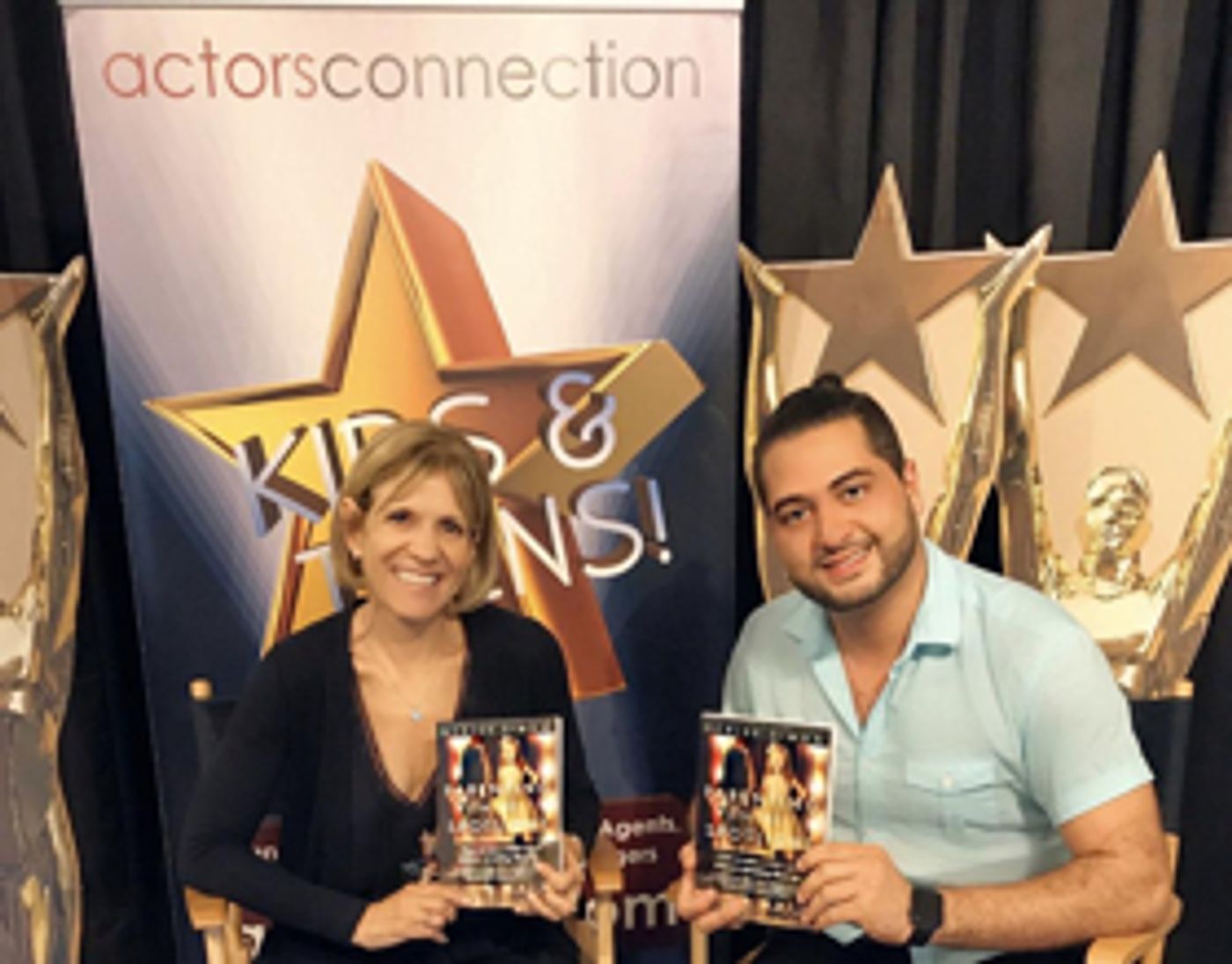 Celebrity Acting Coach Denise Simon & Director Walid Chaya Chat With Parents of Actors Connection Campers  Image