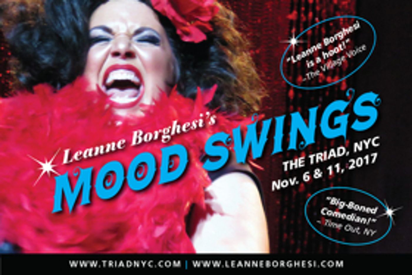 Leanne Borghesi Brings Comedic Theatrical Cabaret MOOD SWINGS to The TRIAD  Image