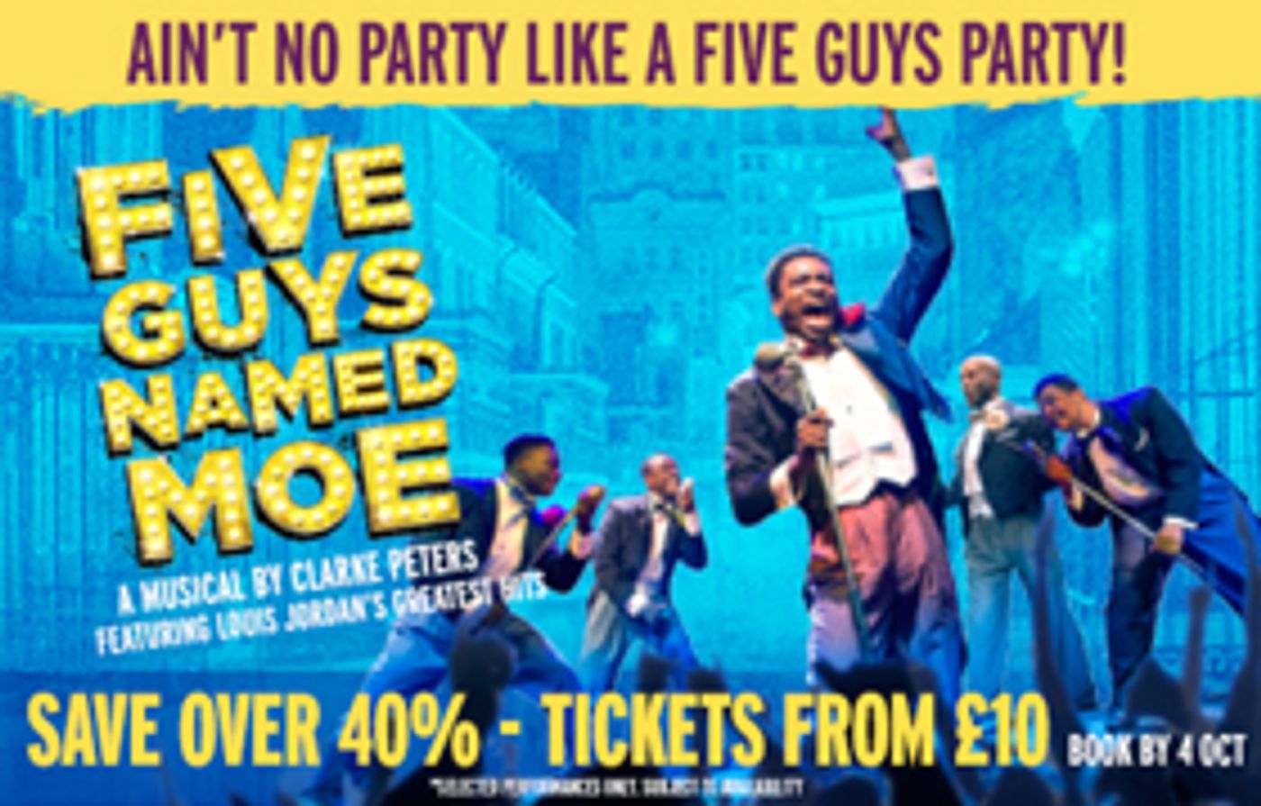 Flash Sale: Great Deals On Tickets For Musical FIVE GUYS NAMED MOE  Image