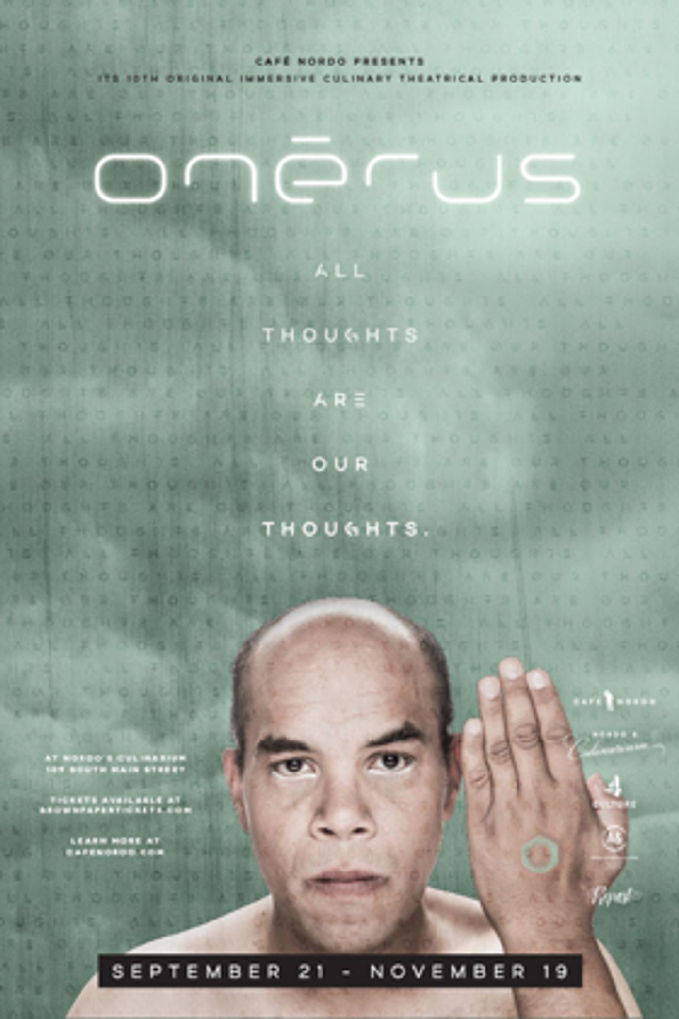 Cafe Nordo Presents World Premiere of ONERUS Cafe Nordo Presents World Premiere of ONERUS Image