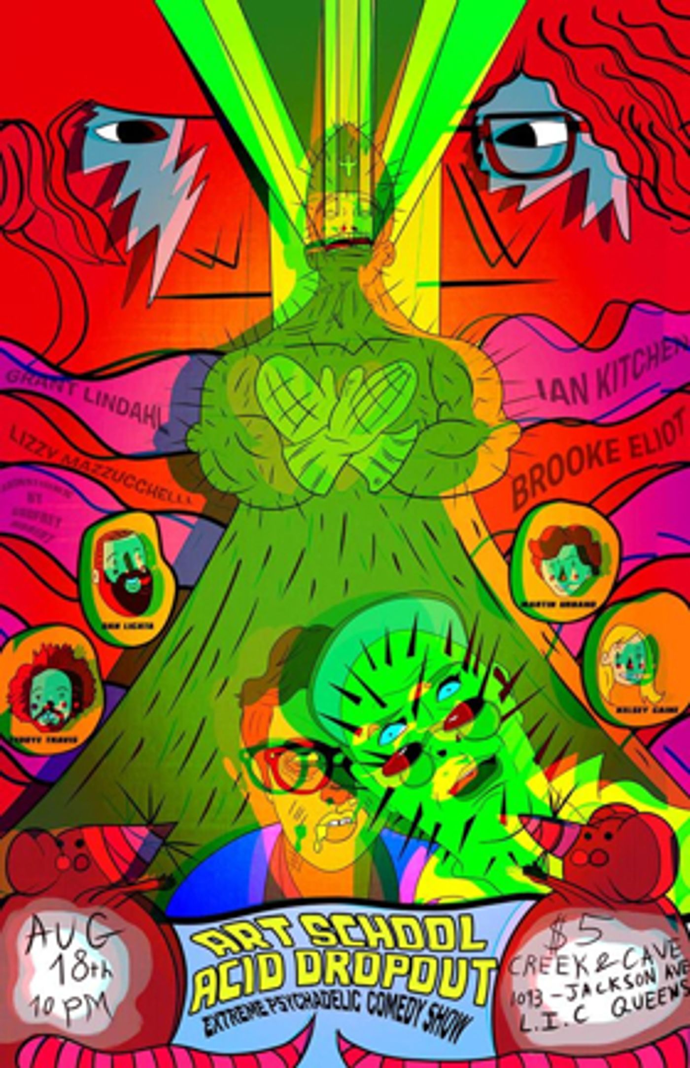 Grant Lindahl Brings ART SCHOOL ACID DROPOUT to The Creek and The Cave  Image