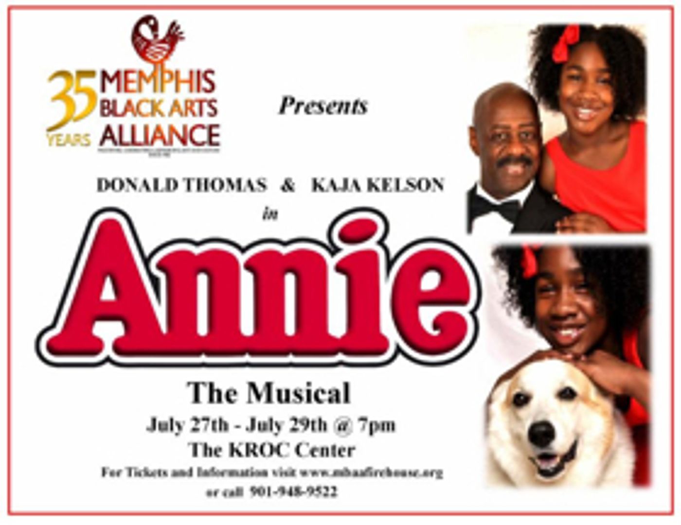 Memphis Black Arts Alliance to Present ANNIE - THE MUSICAL This Weekend Image