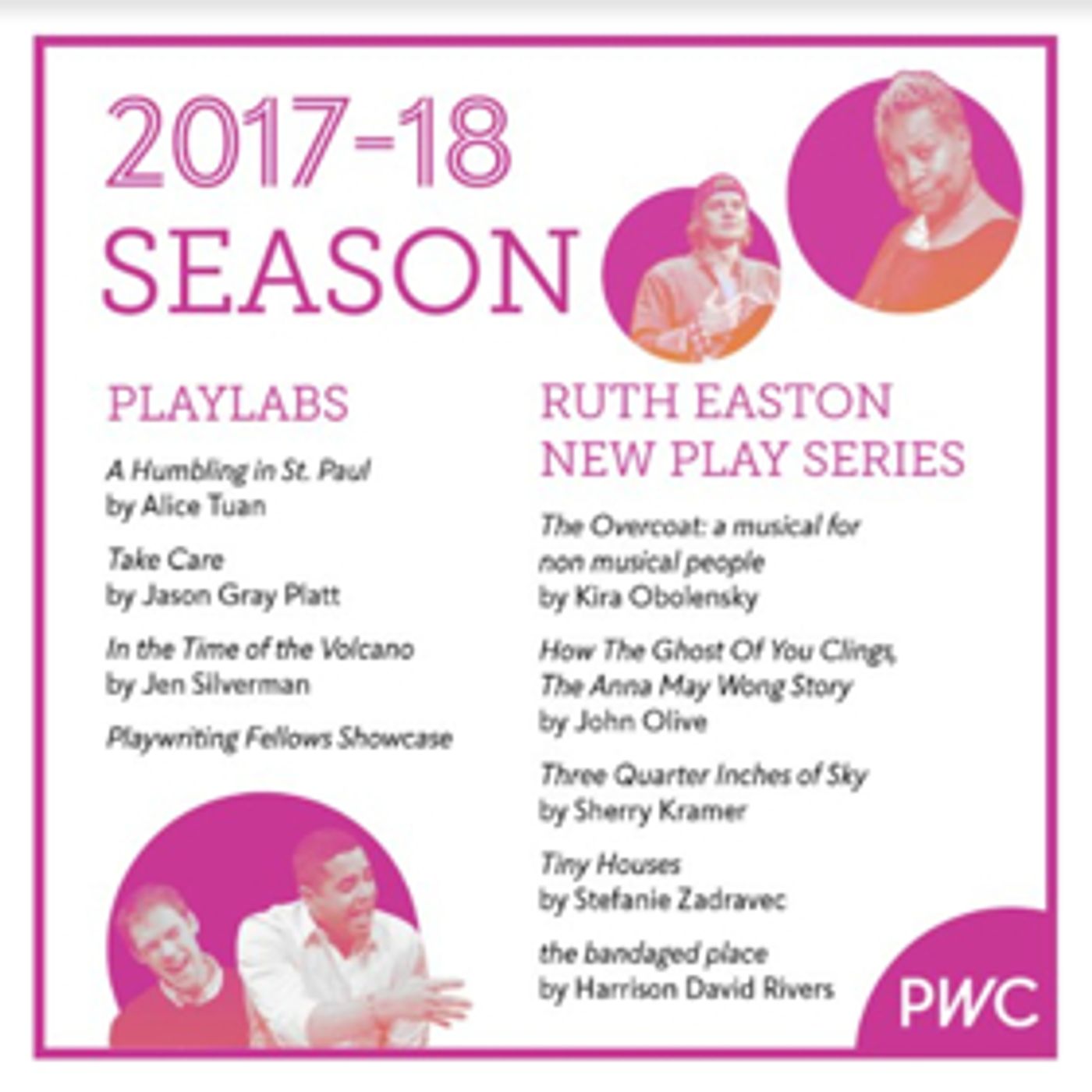 Playwrights' Center 2017-18 Season Announced  Image