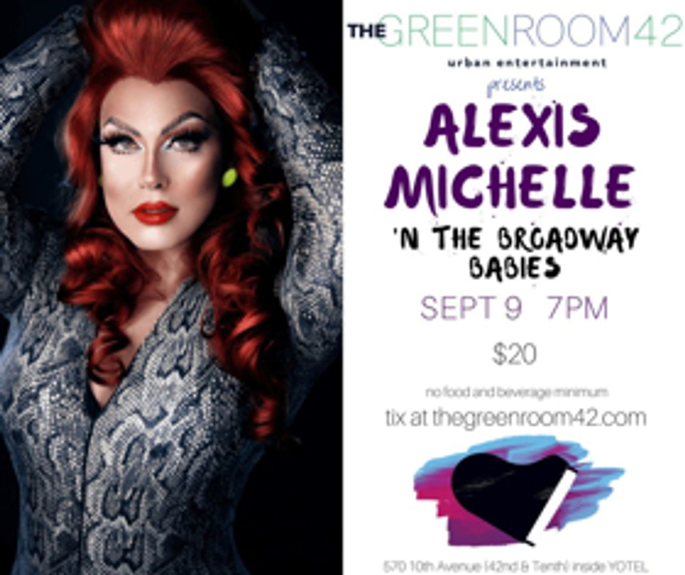 Alexis Michelle Hosts Tony Winner Daisy Eagan and More at Green Room 42 Tomorrow  Image