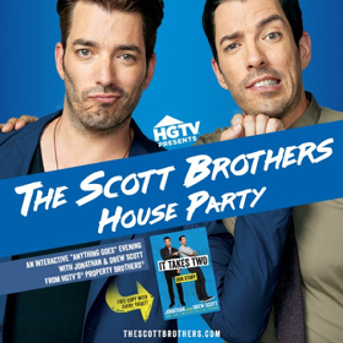 THE SCOTT BROTHERS HOUSE PARTY to Bring HGTV Twins to the MAC  Image