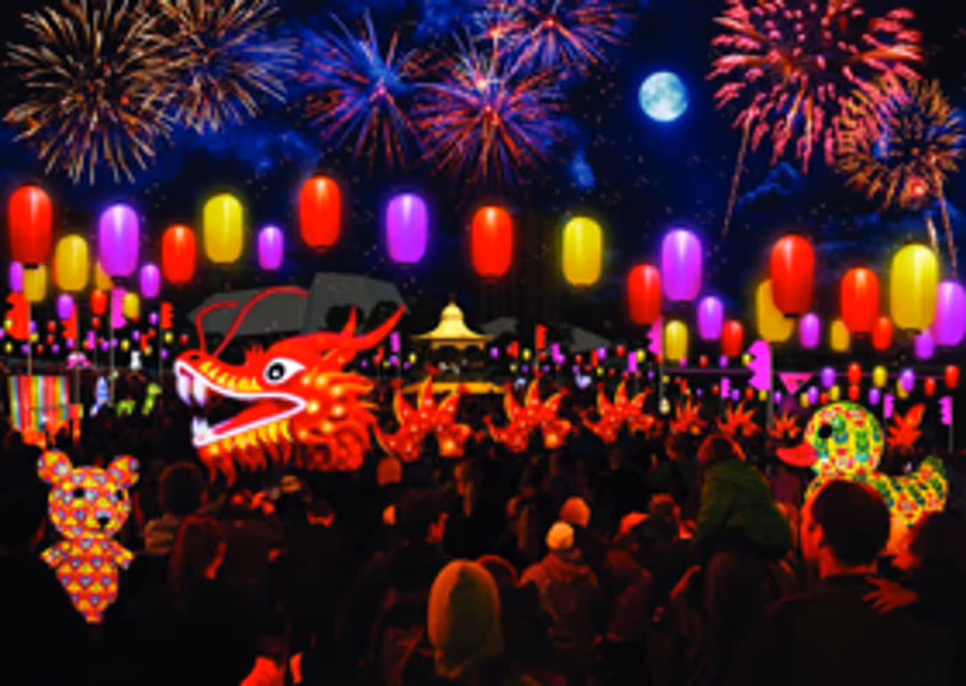 Moon Lanterns Light Up OzAsia Festival's Middle Week Image