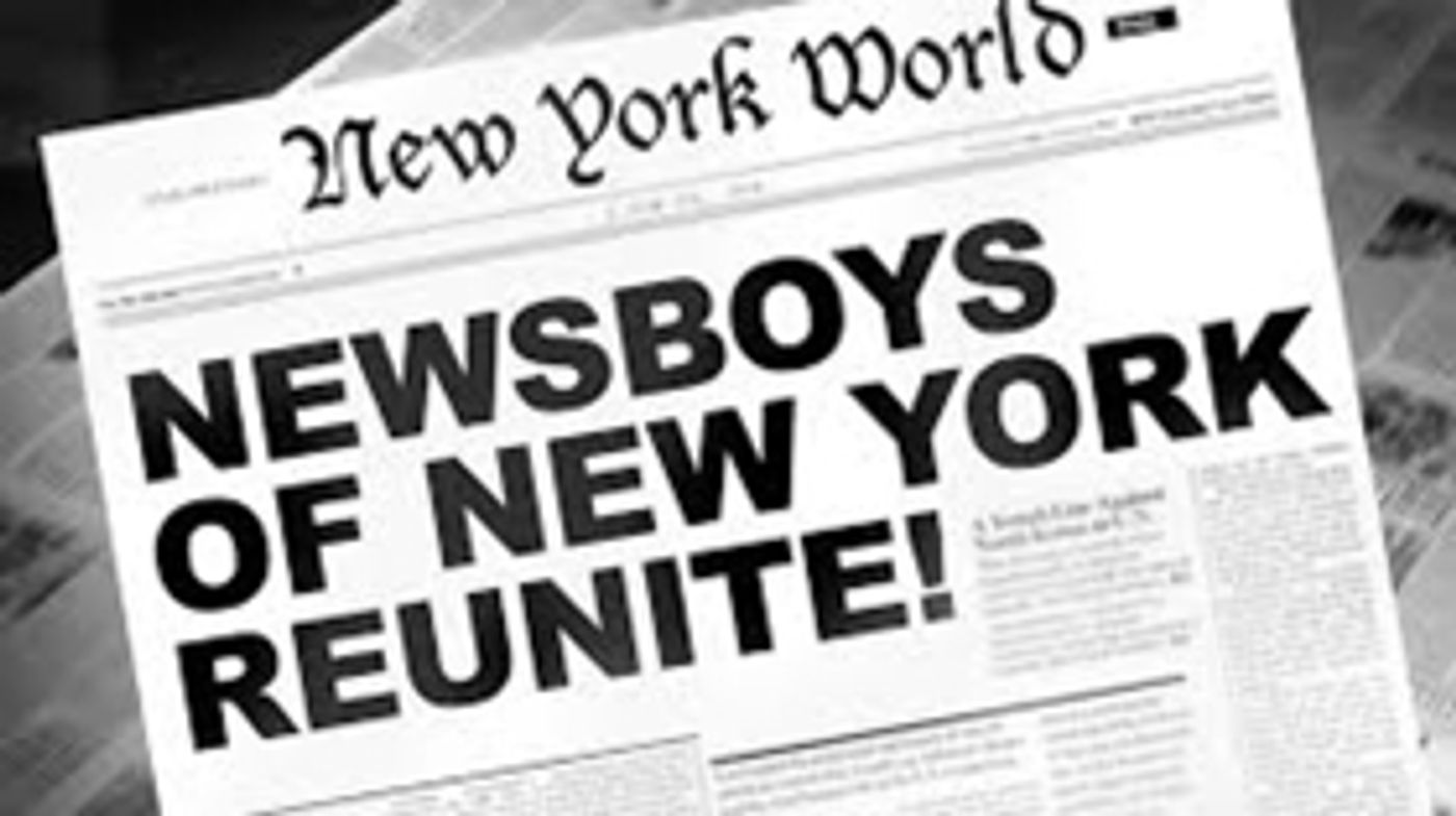 Broadway Newsboys to Reunite for Fourth Year at Feinstein's/54 Below  Image