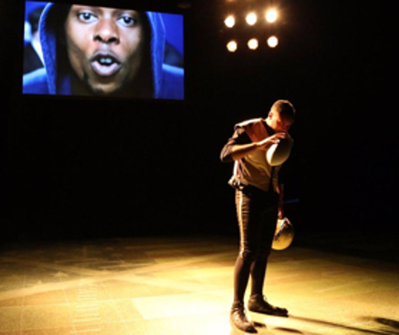 Review: Whipping, or the Football Hamlet Goes for the Touchdown at Callan Theatre  Image