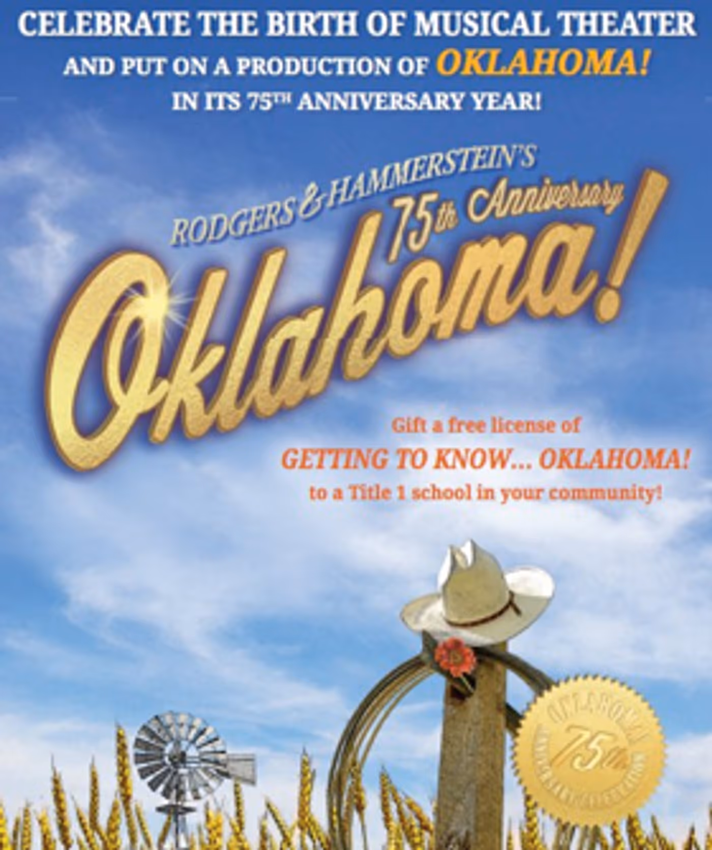 R&H and EdTA Collaborate to Celebrate the 75th Anniversary of OKLAHOMA!  Image
