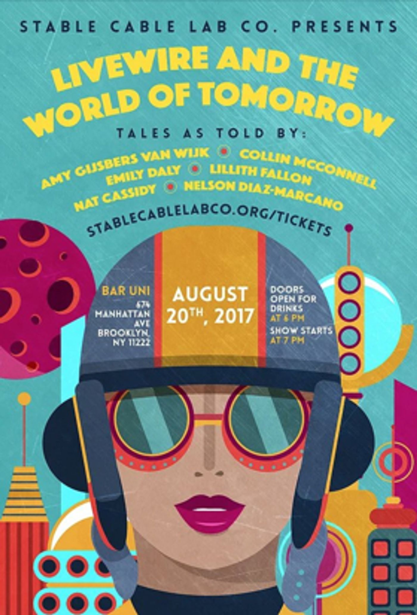 Playwrights Announced for Stable Cable Lab Co.'s 4th Annual LIVEWIRE Event  Image