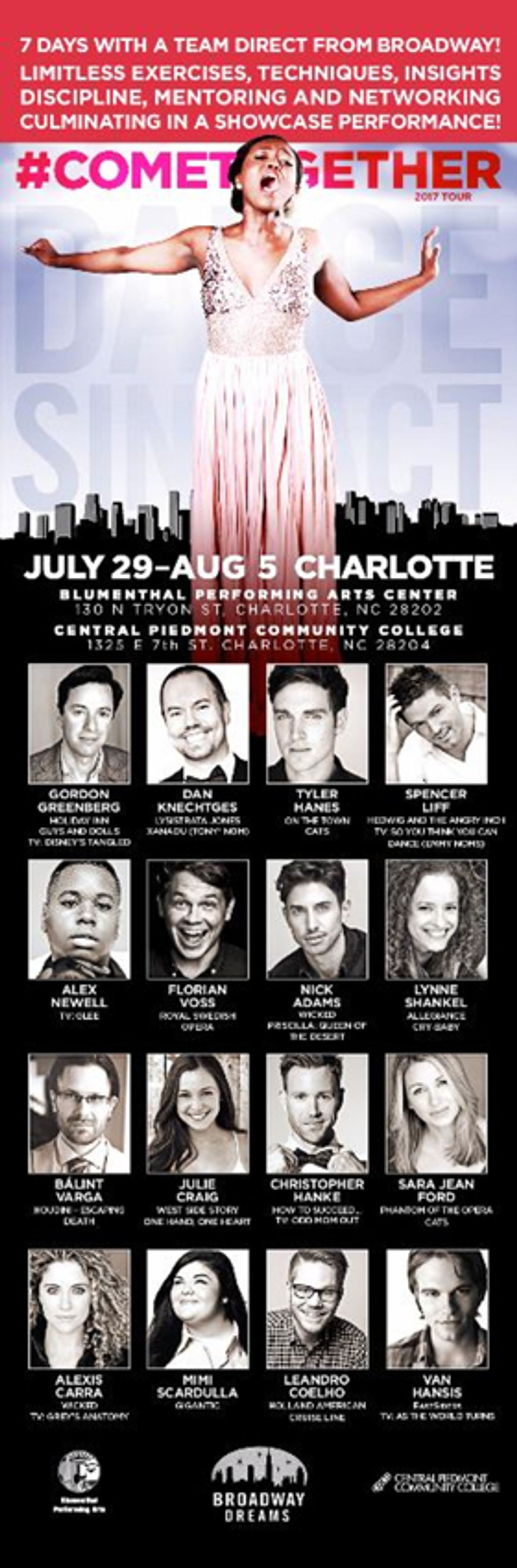 BROADWAY DREAMS to Return to Charlotte with a Terrific Broadway Faculty  Image